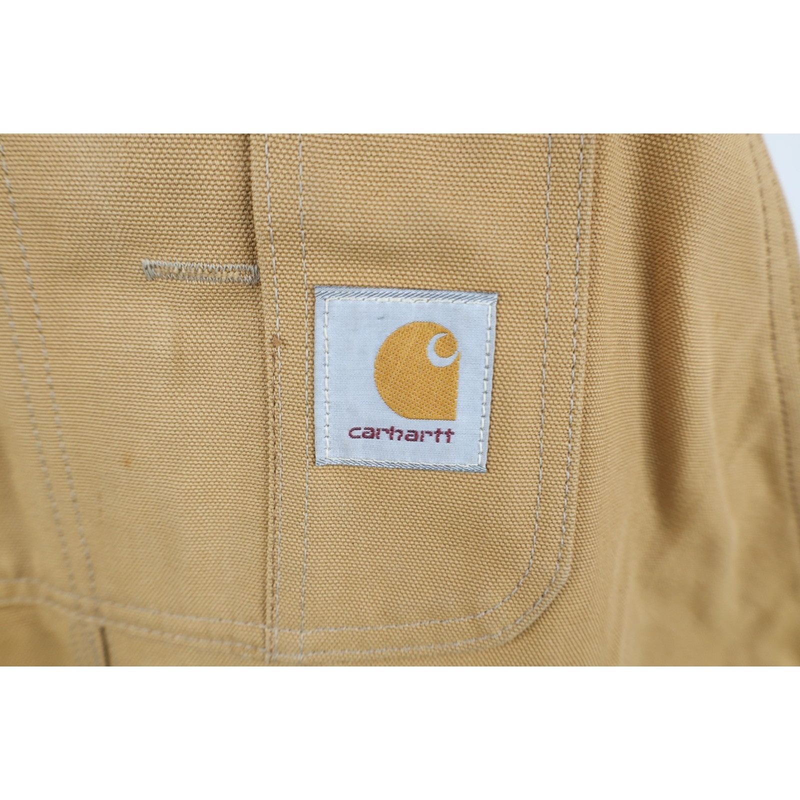 Carhartt Vintage 90s Carhartt Distressed Quilted Canvas Overalls Size US 44 / EU 60 - 5 Thumbnail