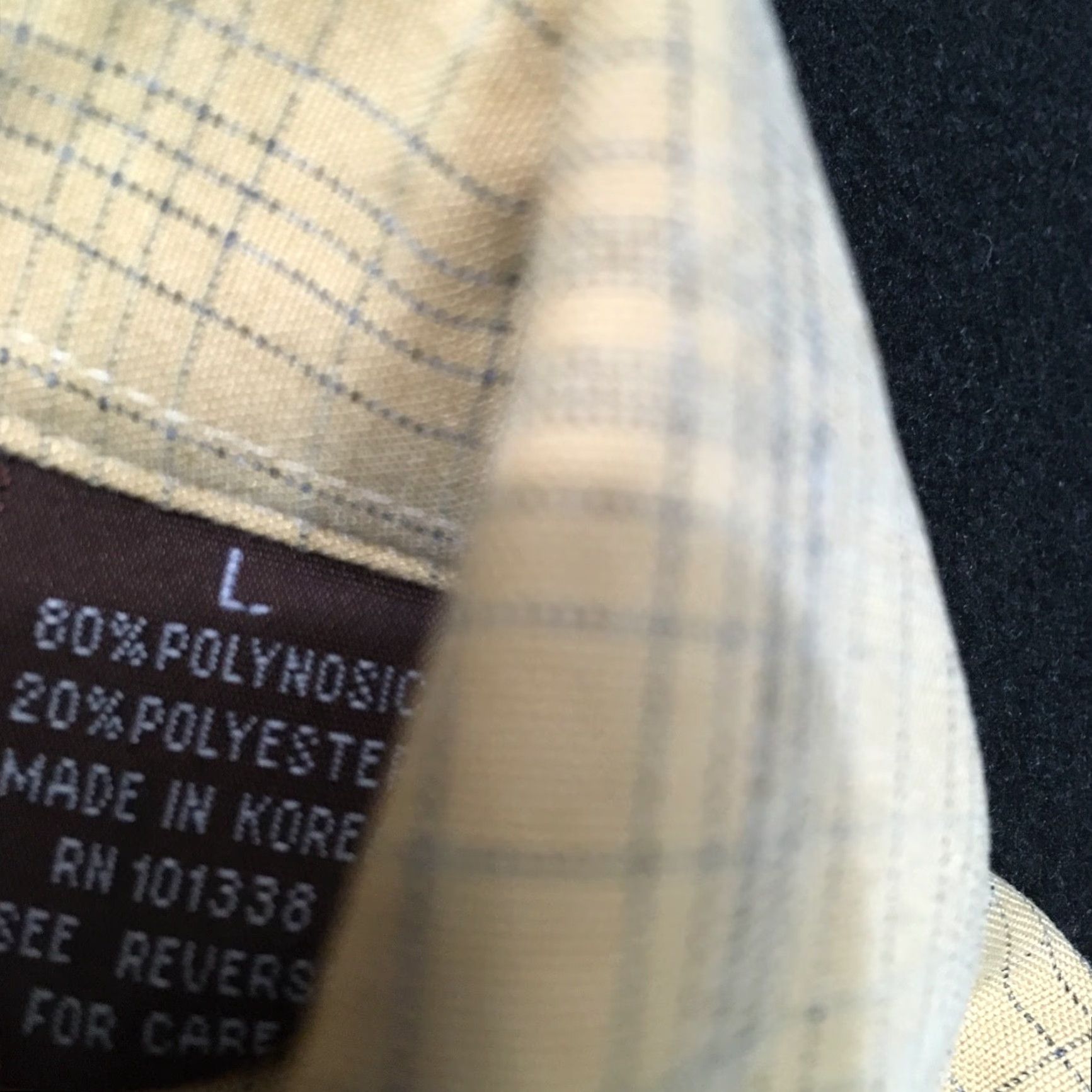Johnston & Murphy Johnson & Murphy Shirt Mens L MUSTARD Button Up Long Sleeve Casual stained Size US L / EU 52-54 / 3 - 7 Thumbnail