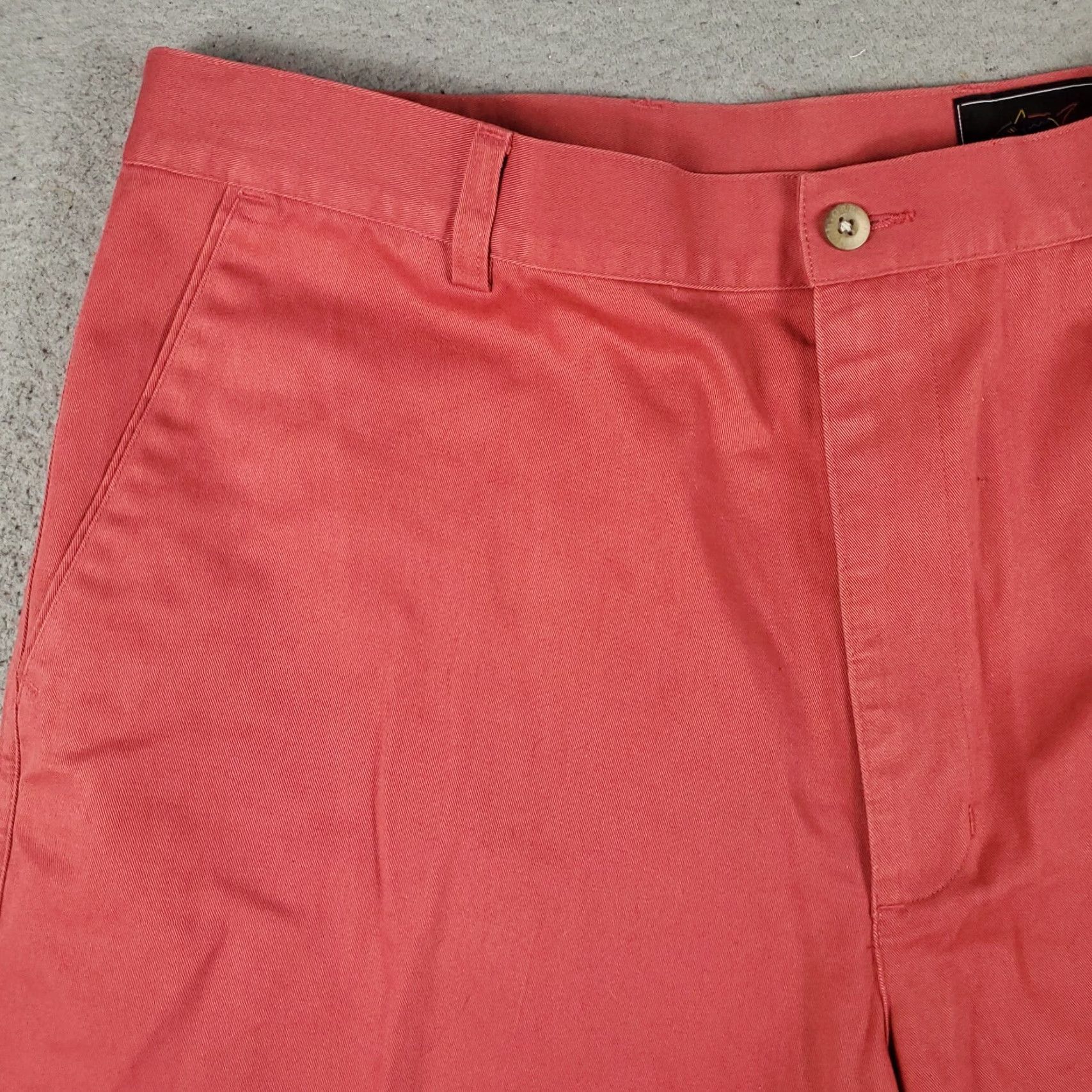 Vintage VINTAGE Greg Norman Mens Shorts Size 36 Red Chino Casual Golf Flat Front Cotton Size US 36 / EU 52 - 2 Thumbnail