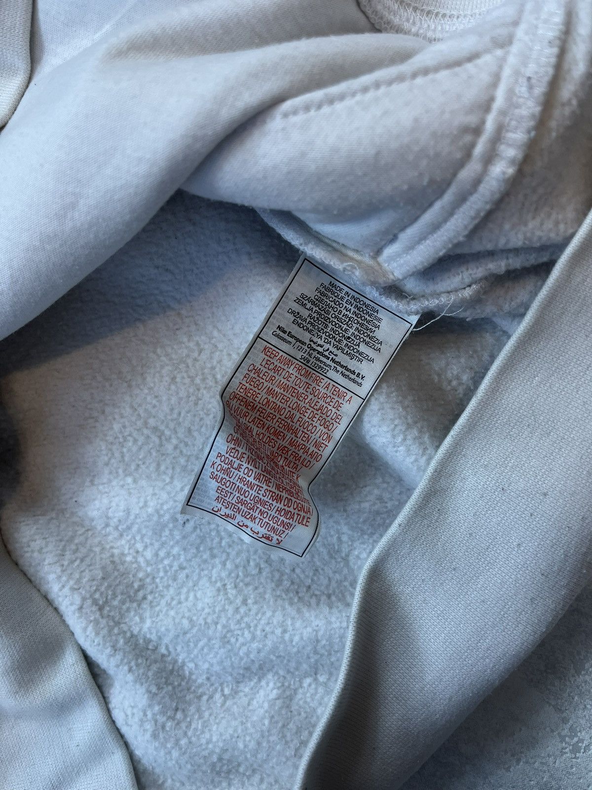 Nike × Vintage 00s Nike Football Vintage Y2K Oversized Retro Hoodie Size US L / EU 52-54 / 3 - 4 Thumbnail
