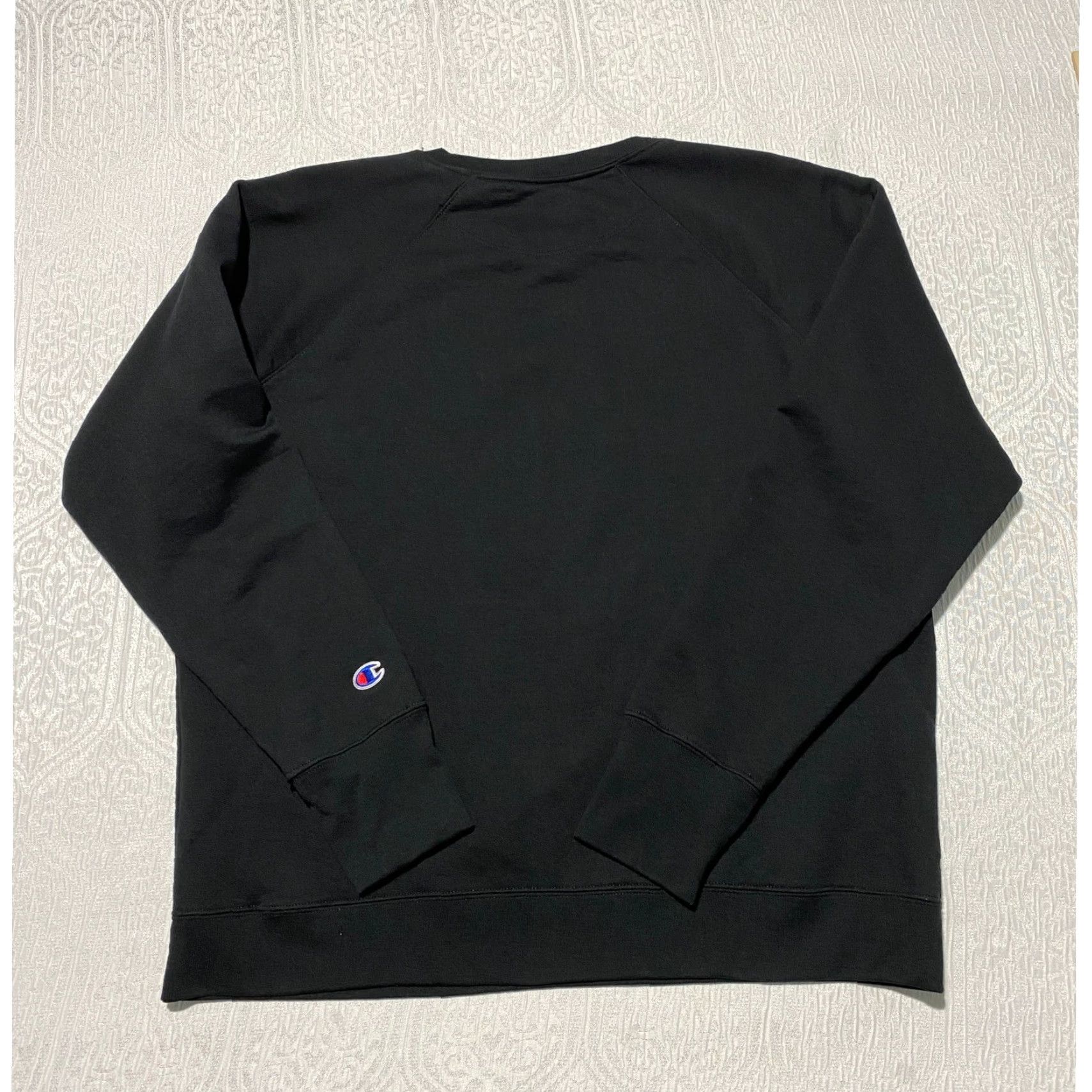 Champion Champion Sweatshirt Mens XL Black Crew Neck Logo Graphic Print Athleticwear Size US XL / EU 56 / 4 - 3 Thumbnail