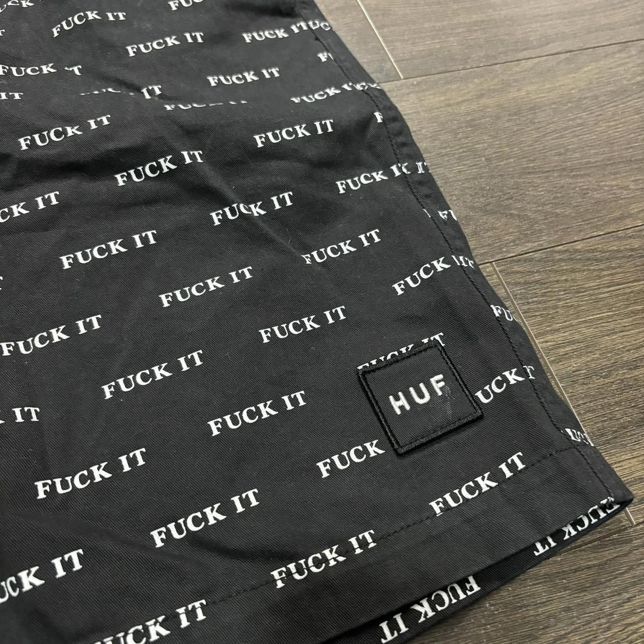 Huf Vintage Huf Fuck It Shorts Size US 36 / EU 52 - 3 Thumbnail