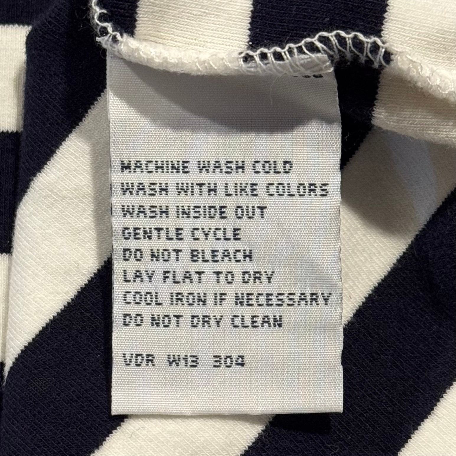 Nautica Nautica Top 3/4 Sleeve Nautical Preppy Stretch Stripe Large Size L / US 10 / IT 46 - 4 Thumbnail