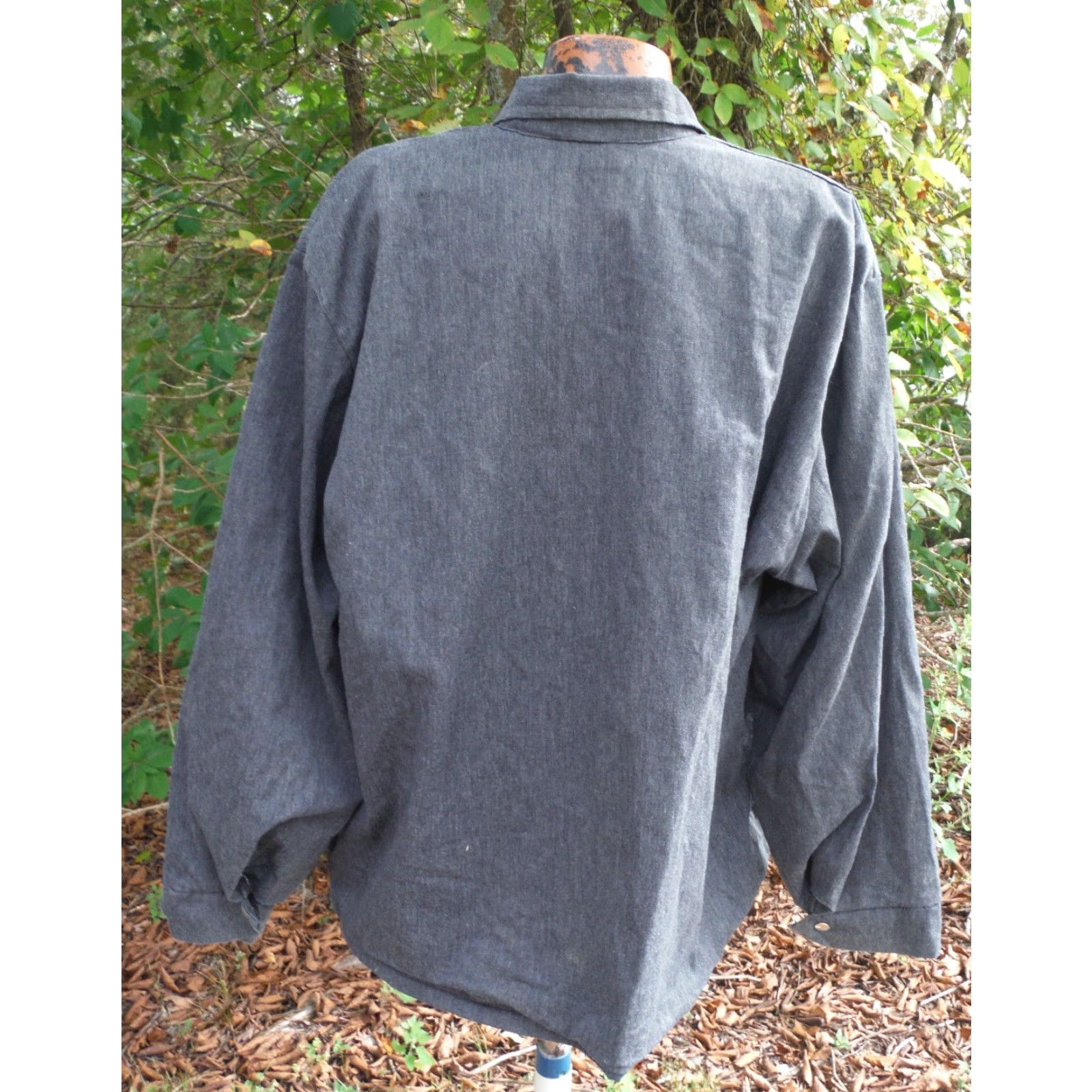 Vintage VINTAGE Men's 3XL Work Jacket Full Zip Lined Cotton USA Made Rockabilly Chest 58" Size US XXL / EU 58 / 5 - 2 Thumbnail