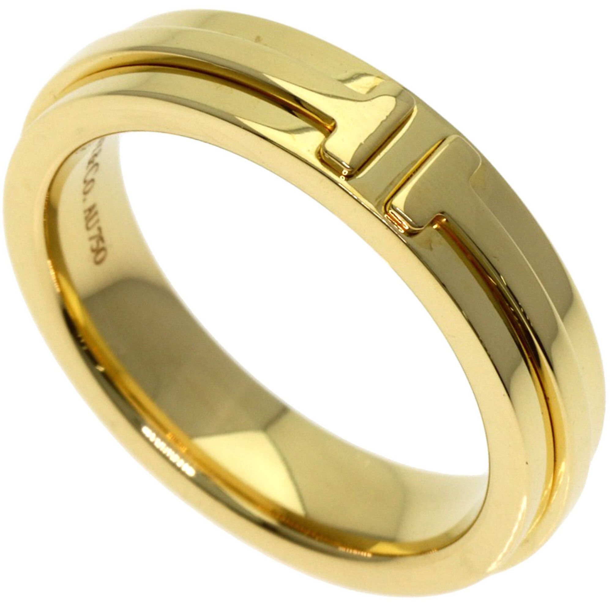 Tiffany & Co. Tiffany & Co. T TWO Ring, 18K Yellow Gold, Women's. Size ONE SIZE - 1 Thumbnail