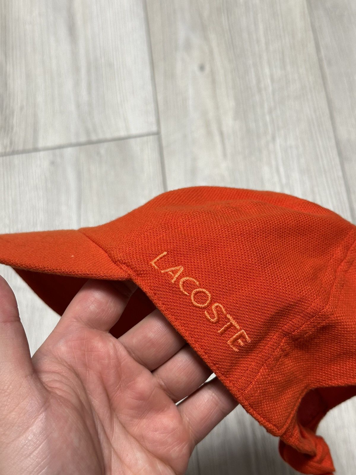 Lacoste Vintage Lacoste Y2K Orange cap hat Size ONE SIZE - 3 Thumbnail