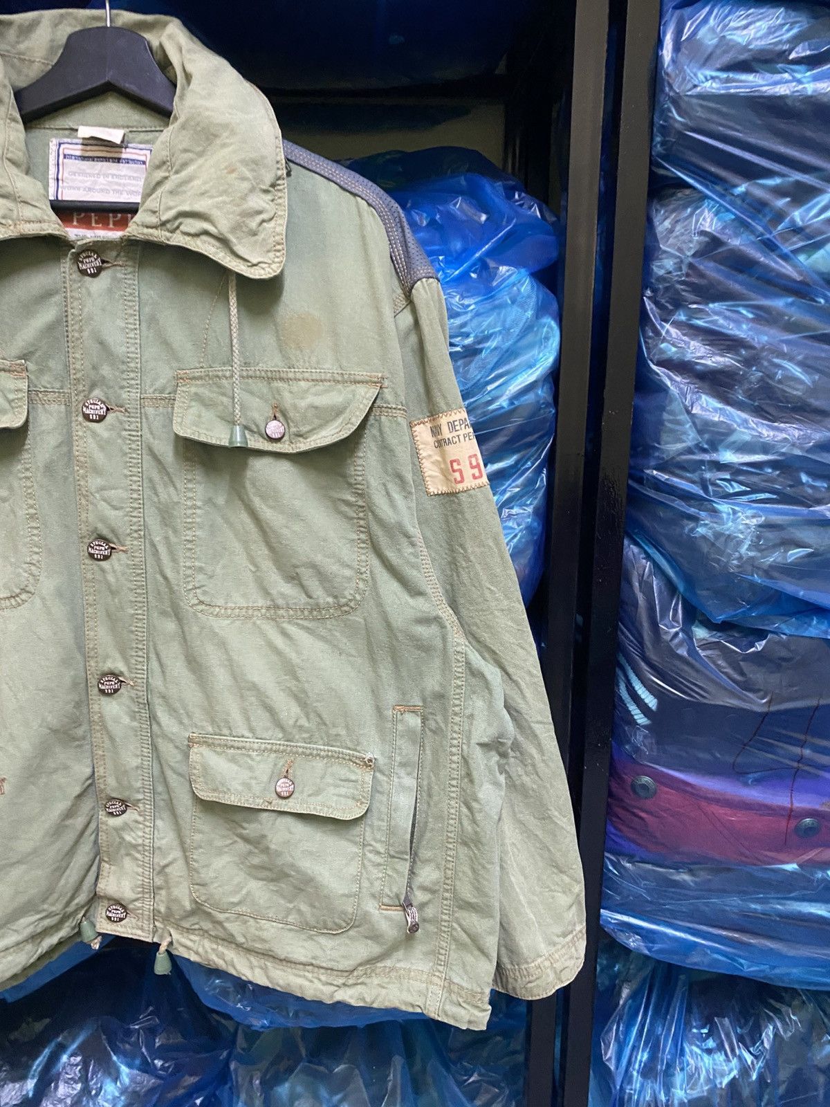 Vintage VINTAGE PEPE NAVY DEPARTMENT WORKER JACKET Size US M / EU 48-50 / 2 - 4 Thumbnail