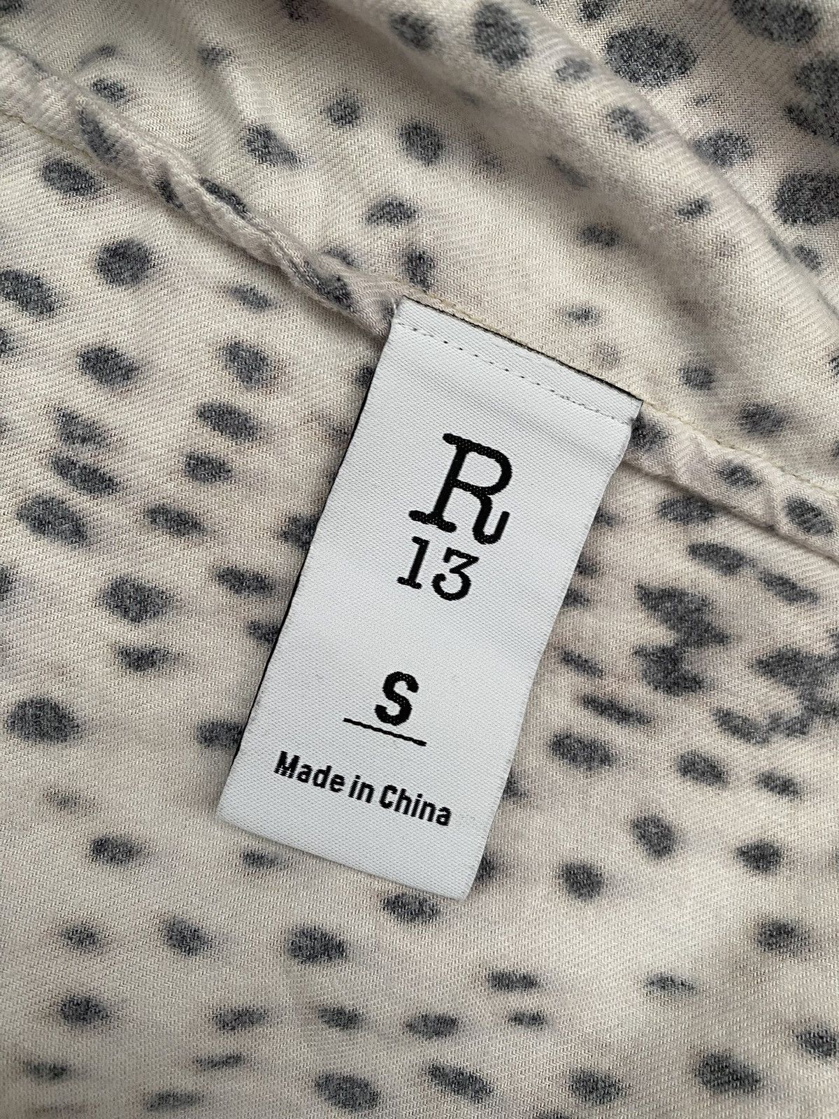 R13 R13 PJ Top - Cheetah Size US S / EU 44-46 / 1 - 6 Thumbnail