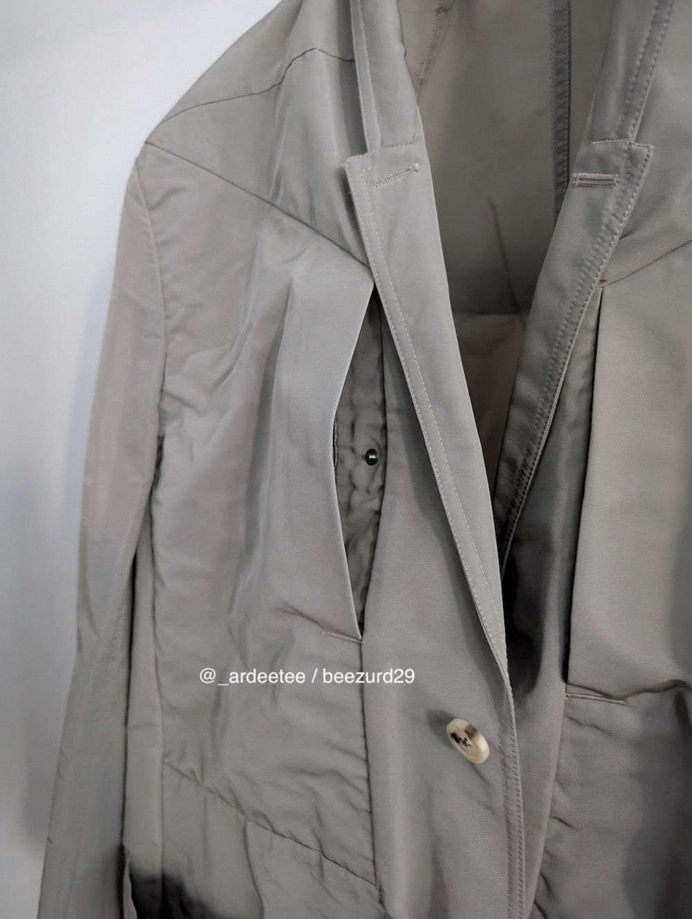Rick Owens 💥 SAMPLE LIDO JACKET/BLAZER BUFFALO HORN SS24 Size US L / EU 52-54 / 3 - 5 Thumbnail