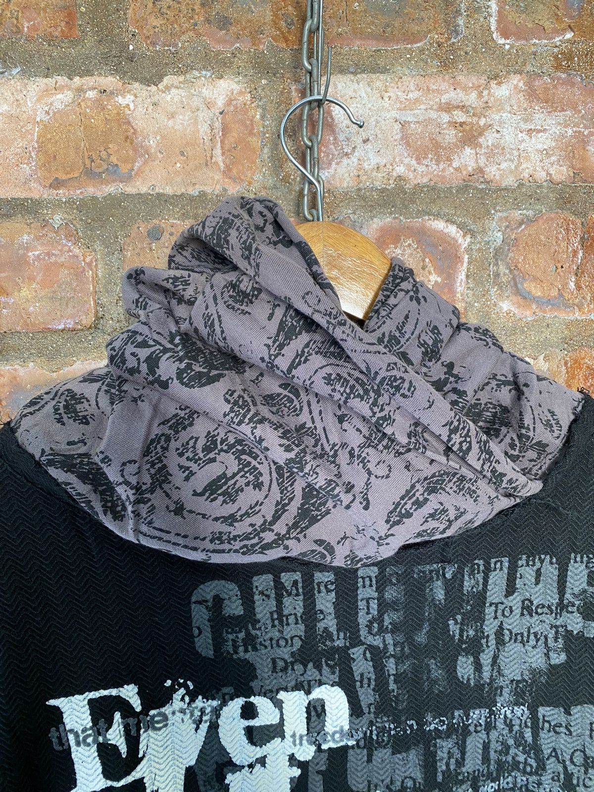In The Attic Ninja twist herringbone hoodie undercover Size US M / EU 48-50 / 2 - 13 Thumbnail