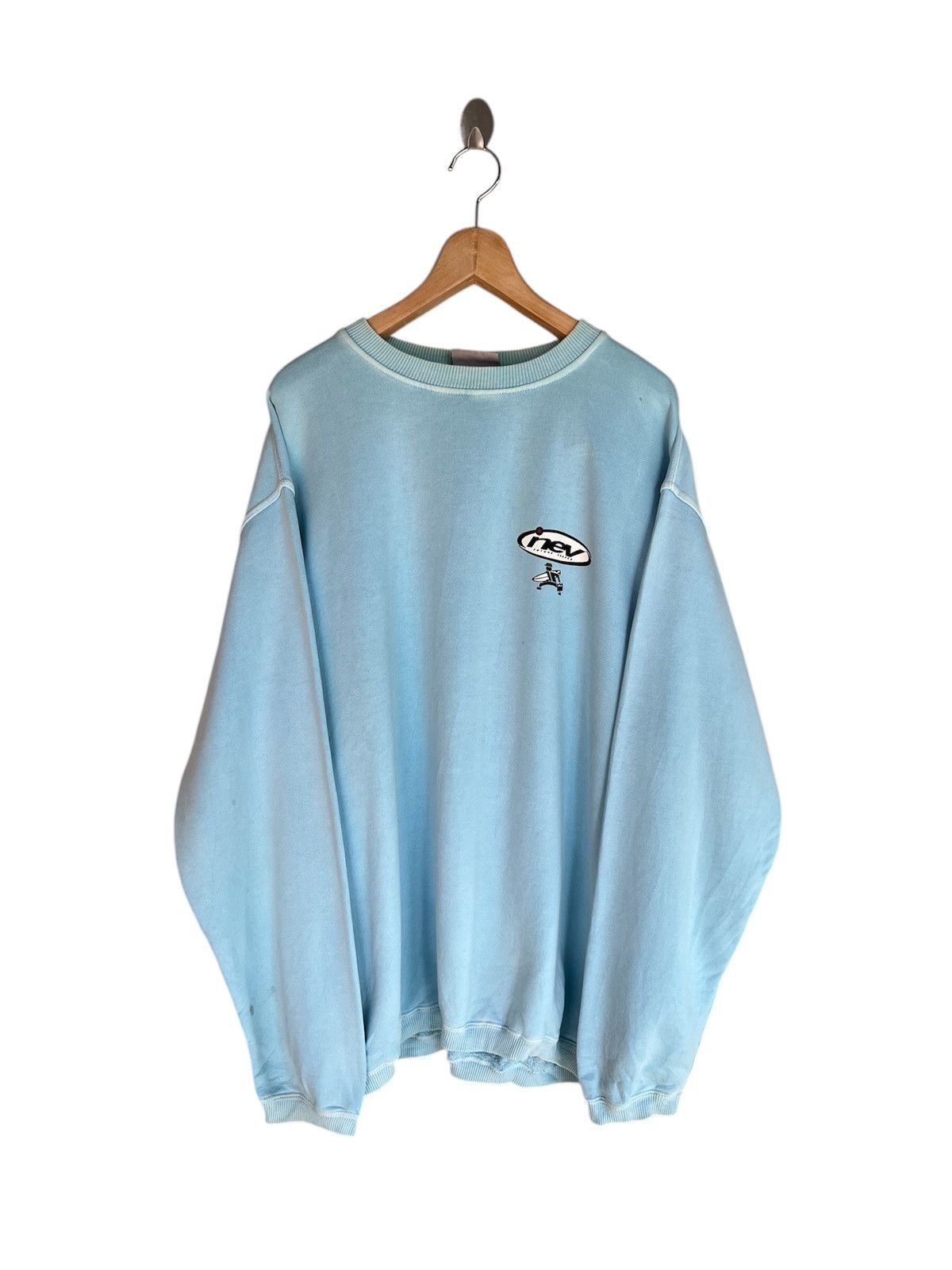 Vintage Vintage Nev Surf Style Spell Out Sweatshirt Size US L / EU 52-54 / 3 - 1 Thumbnail