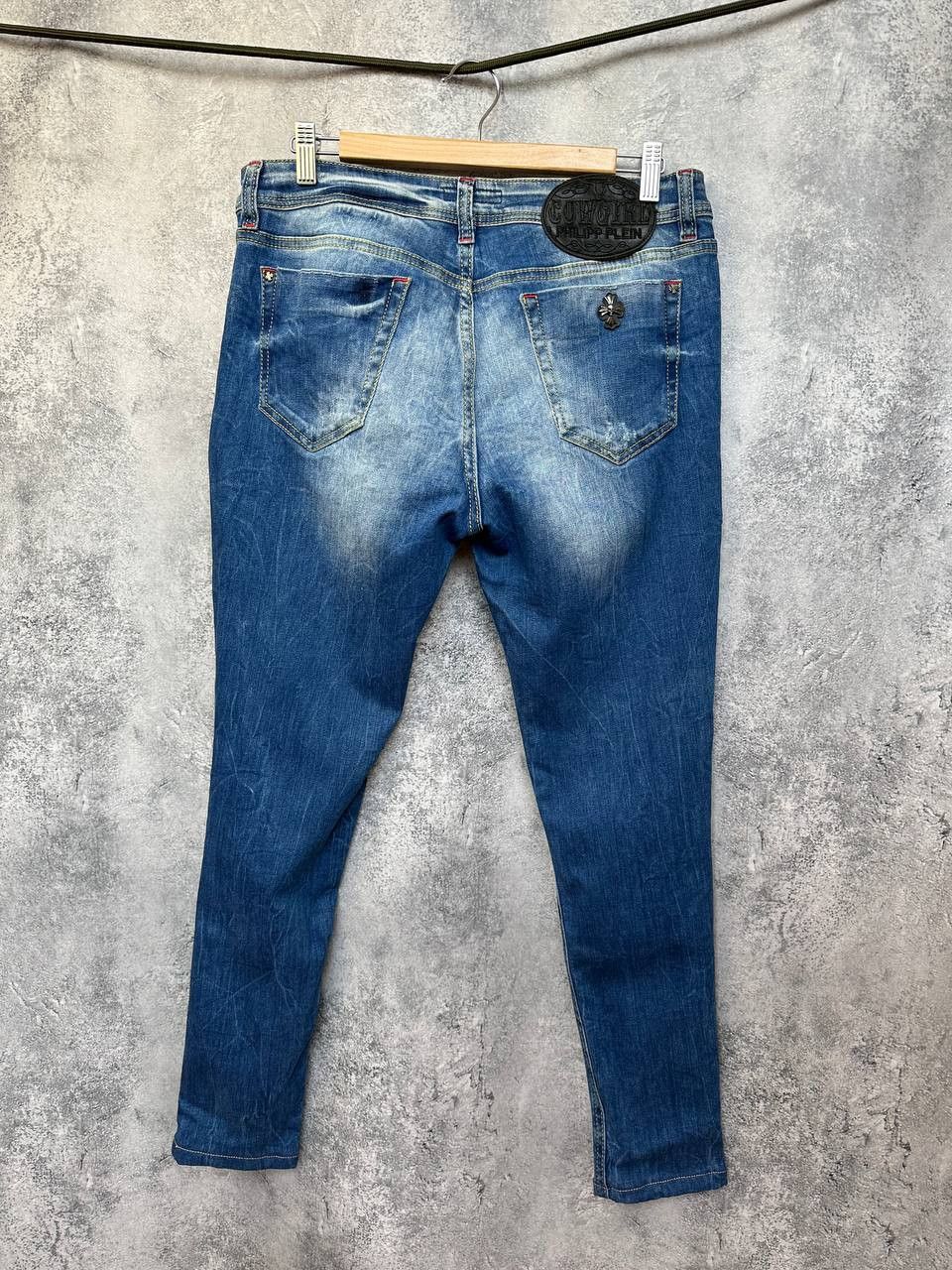 Philipp Plein Philipp Plein Illegal Fight Club Cowgirl Pants Distressed Size 32" / US 10 / IT 46 - 3 Thumbnail