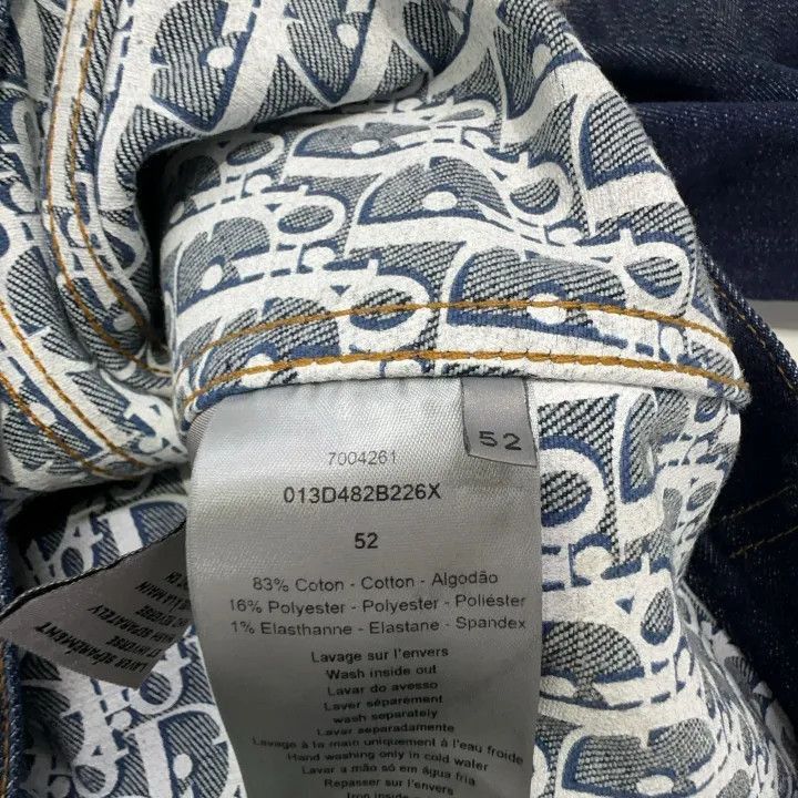 Dior Dior Dior Blue Denim Short Jacket for Men 0079-2507 Size US L / EU 52-54 / 3 - 4 Thumbnail