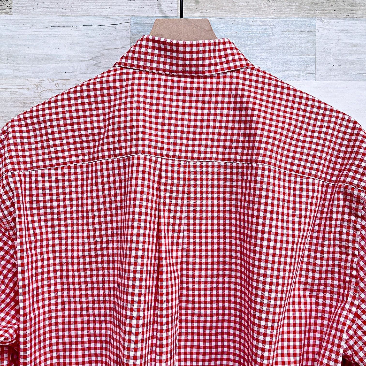 Peter Millar Peter Millar Stretch Twill Shirt Red Gingham Mens Large Size US L / EU 52-54 / 3 - 4 Thumbnail