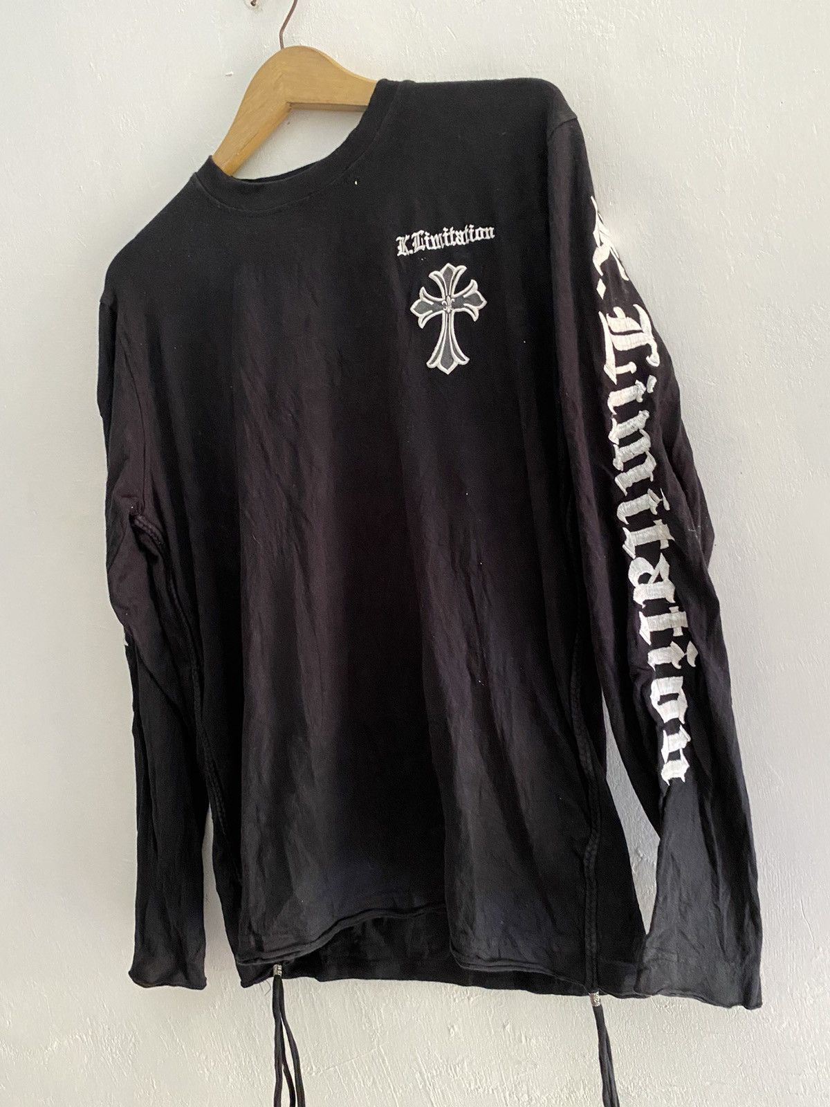 Isamu Katayama Backlash K.Limitation cross embroidered longsleeve tshirt Size US L / EU 52-54 / 3 - 3 Thumbnail