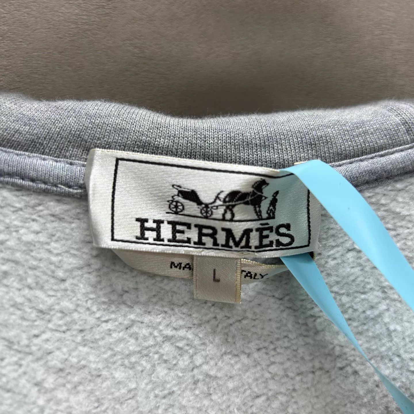 Hermes Hermes 99 New Gray Hoodie L Size US L / EU 52-54 / 3 - 3 Thumbnail