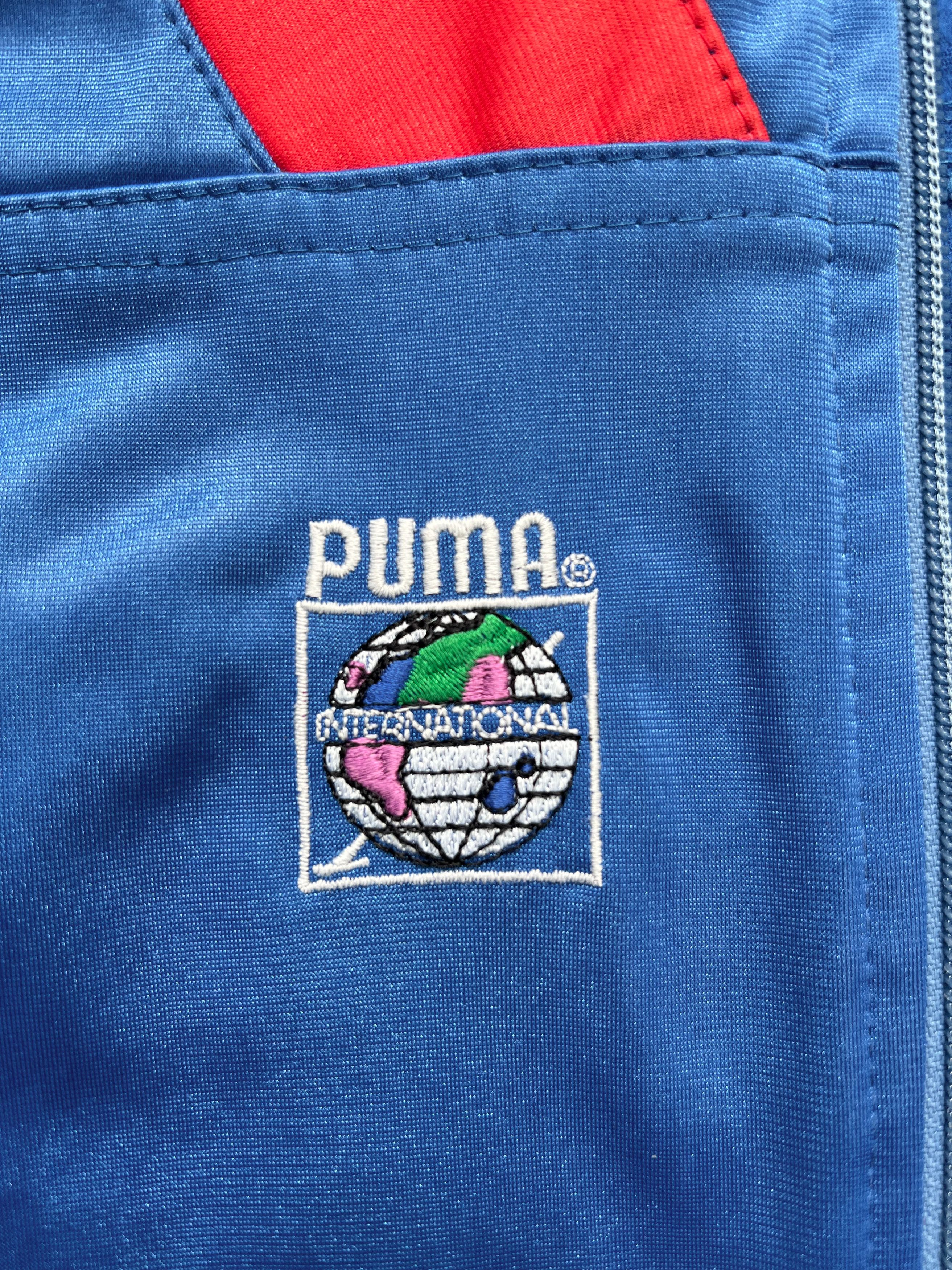 Puma × Vintage Vintage Puma International Track Jacket L/XL 80s 90s Size US L / EU 52-54 / 3 - 18 Thumbnail