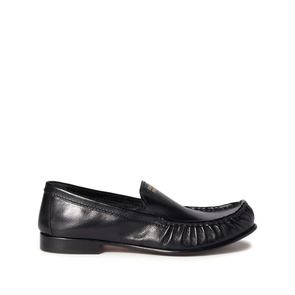 Miu Miu Miu Miu BLACK Loafers Size US 10 / IT 40 - 1 Thumbnail