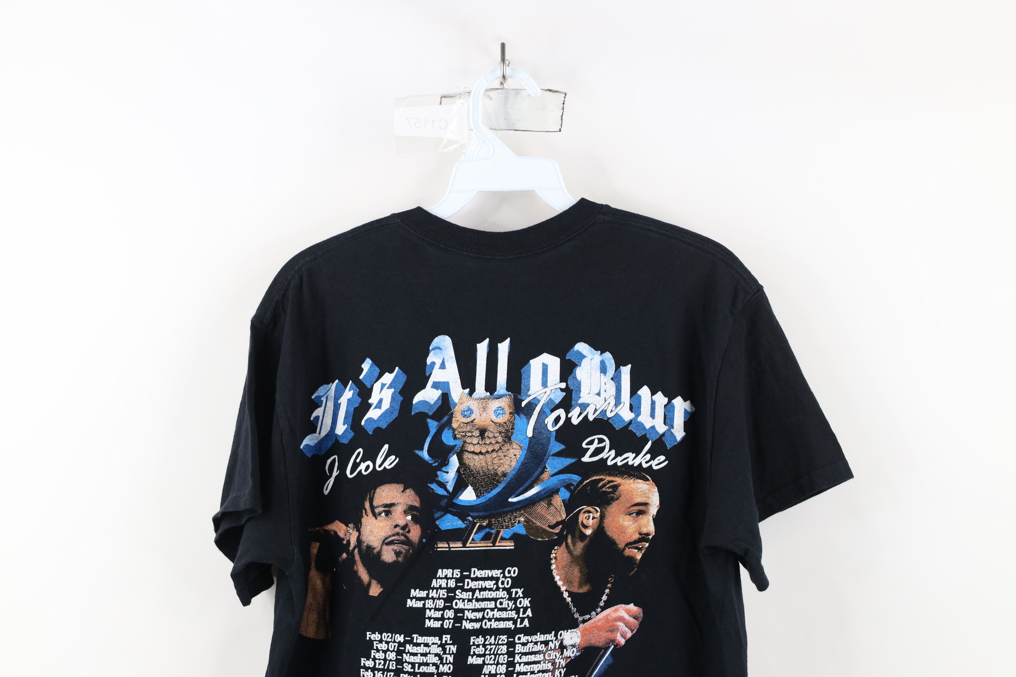 Vintage Streetwear It's All A Blur Tour Drake J Cole Rap Tee T-Shirt Size US S / EU 44-46 / 1 - 13 Thumbnail