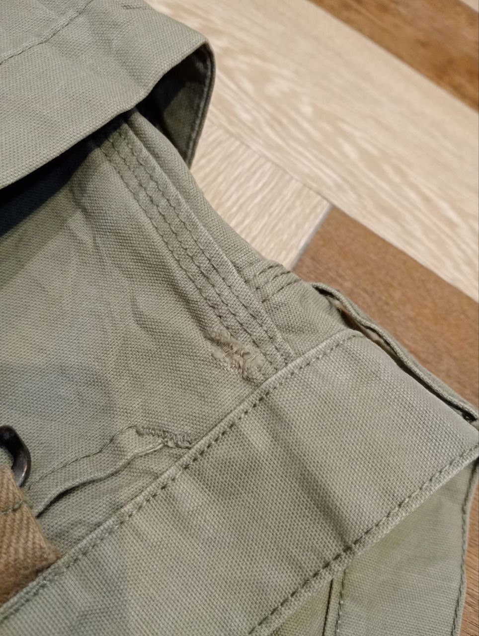 Snow Peak SNOW PEAK OLIVE GREEN MILITARY-STYLE CARGO PANTS Size US 34 / EU 50 - 14 Thumbnail