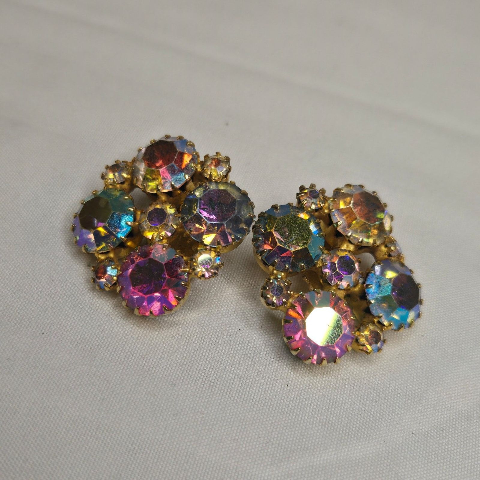 Manish Arora Beautiful Vintage Aurora Borealis Earrings Size ONE SIZE - 1 Thumbnail