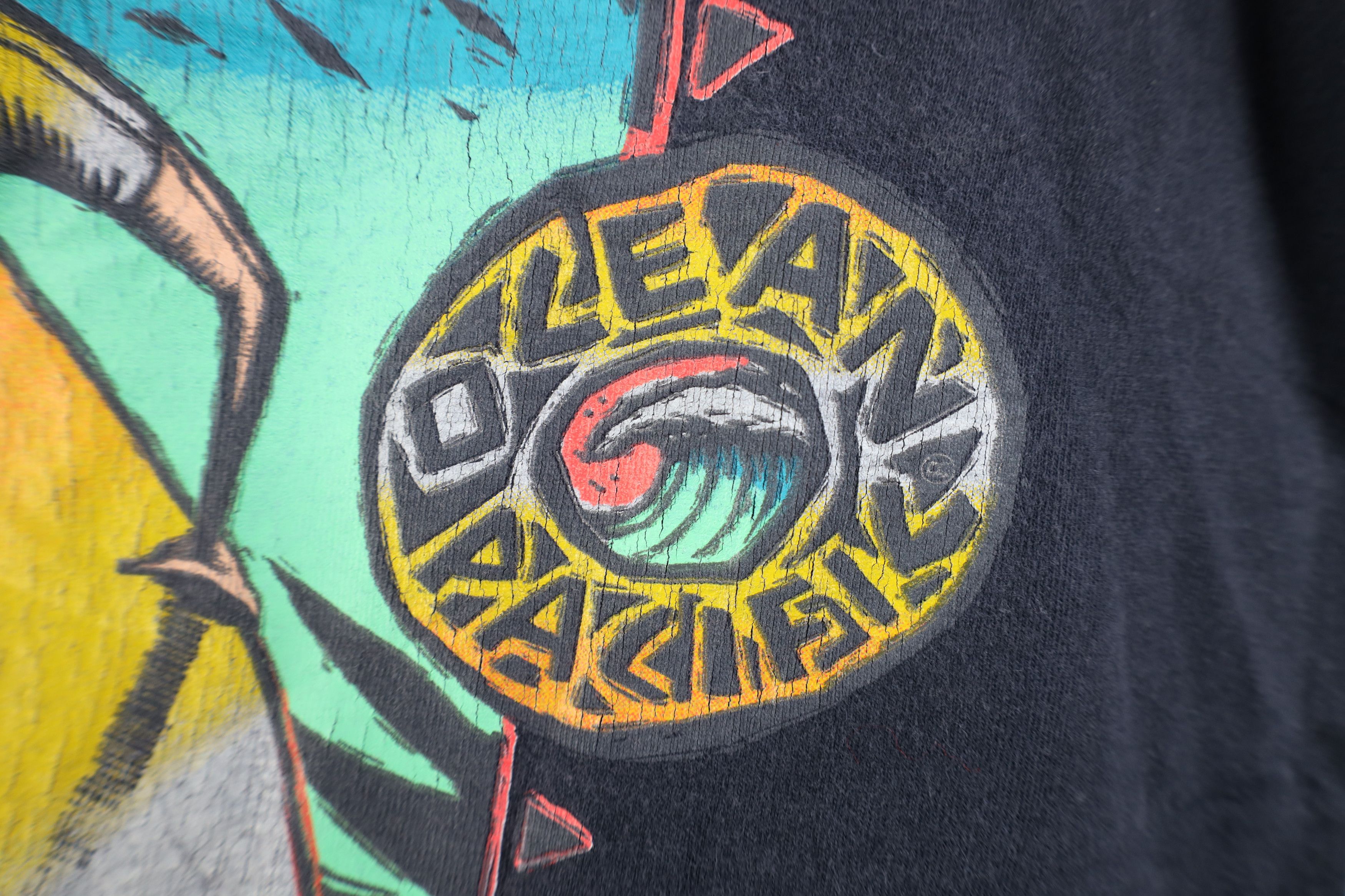 Ocean Pacific Vintage 90s Ocean Pacific Surfing Spell Out T-Shirt USA Size US L / EU 52-54 / 3 - 12 Thumbnail