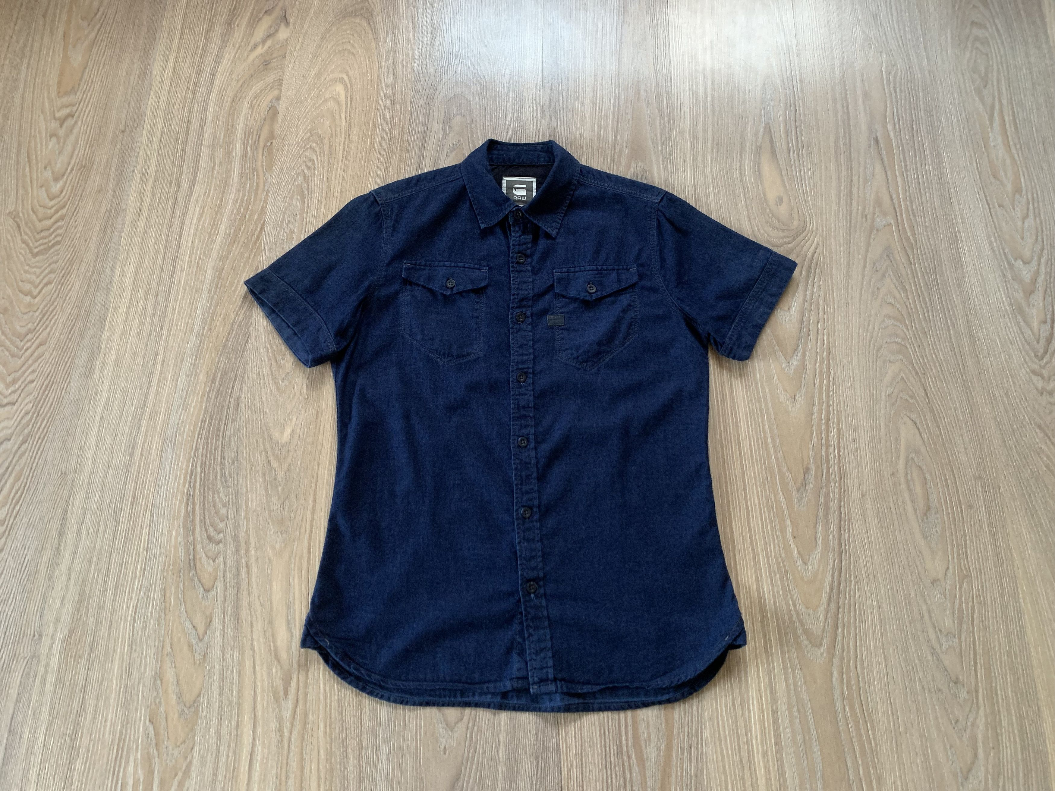G-Star Vintage G-Star Raw Blue Pocket Shirt Size US M / EU 48-50 / 2 - 1 Thumbnail