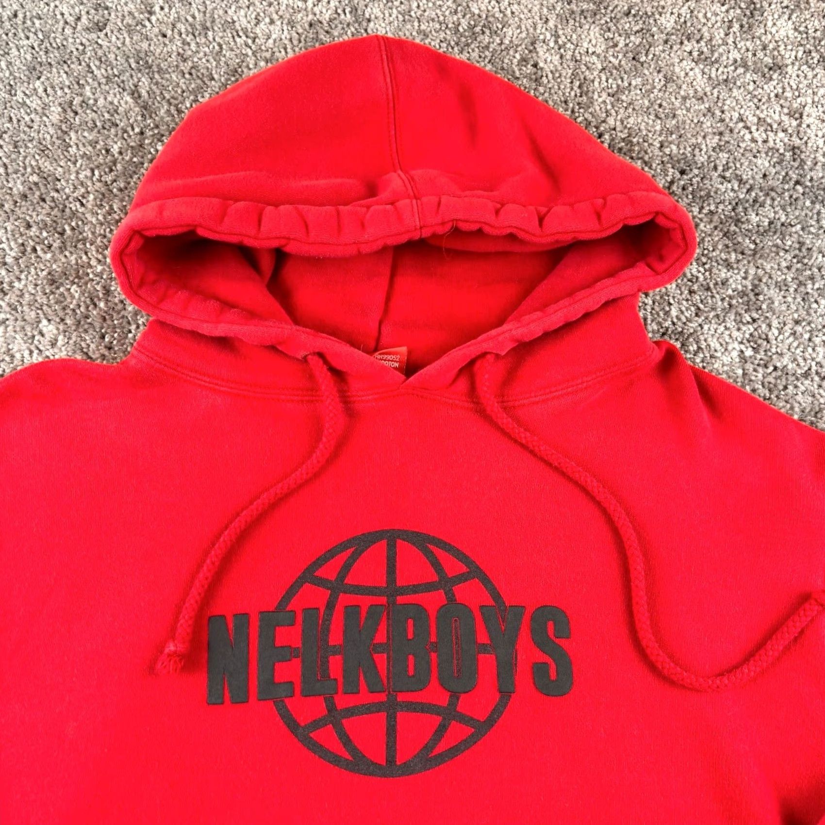 Vintage Full Send Nelk Boys Hoodie Mens Small Red Pullover Sweatshirt Hooded Pocket Knit Sweatshirt Crew Neck Logo Embroidered Size US S / EU 44-46 / 1 - 2 Thumbnail