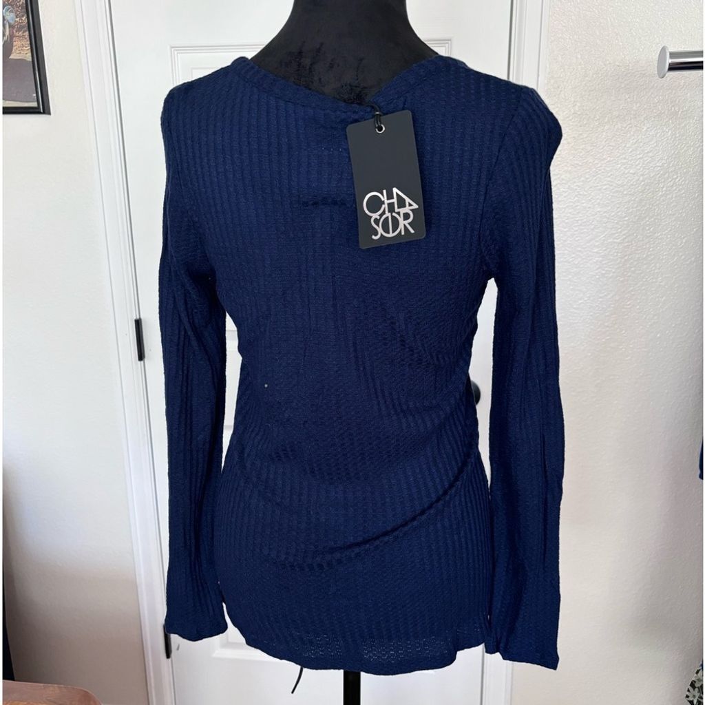 Chaser Brand Chaser long sleeve waffle knit top NWT S Size S / US 4 / IT 40 - 2 Thumbnail