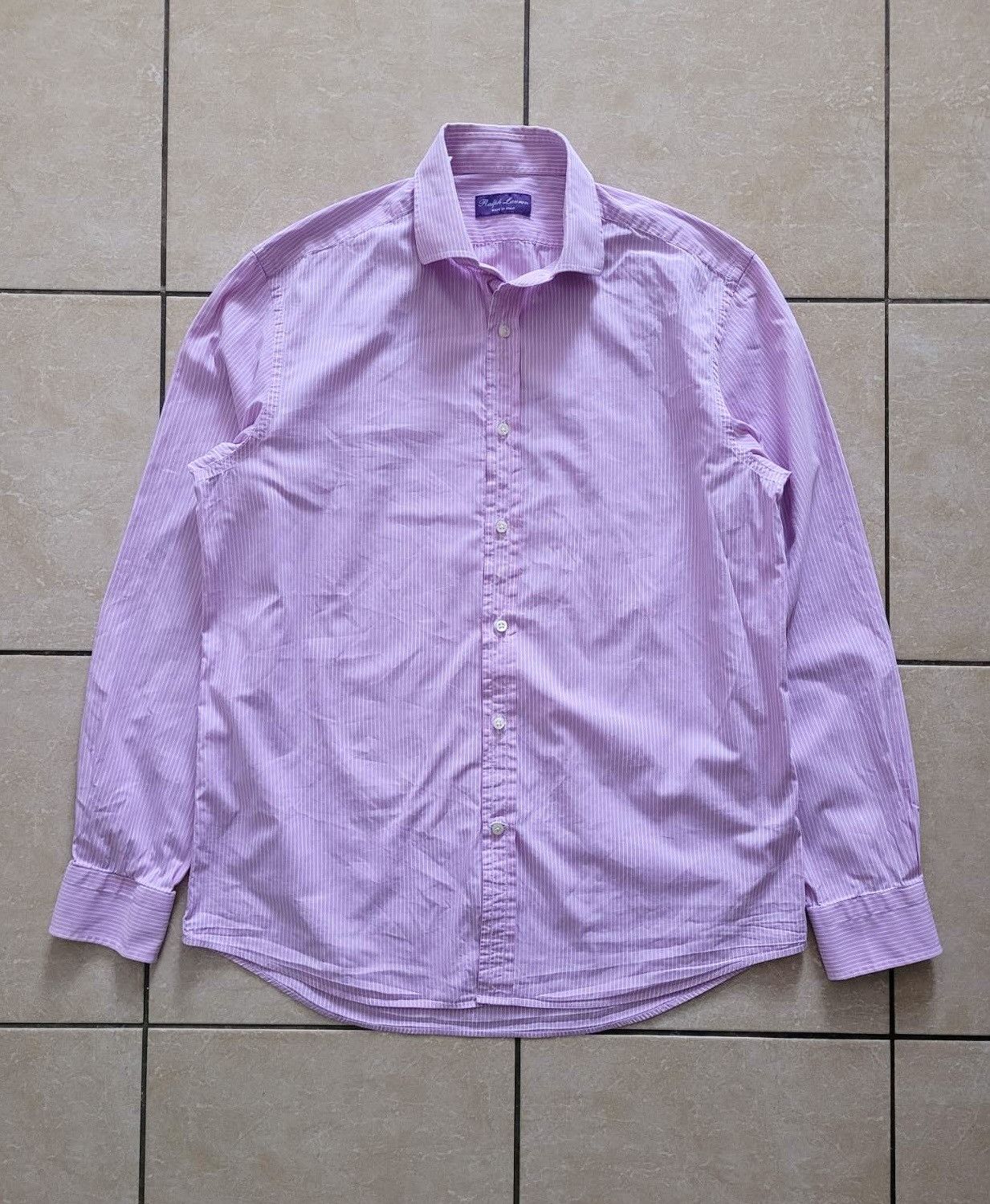 image of Ralph Lauren Purple Label Ralph Laurent Purple Label Shirt in Pink, Men's (Size Medium)