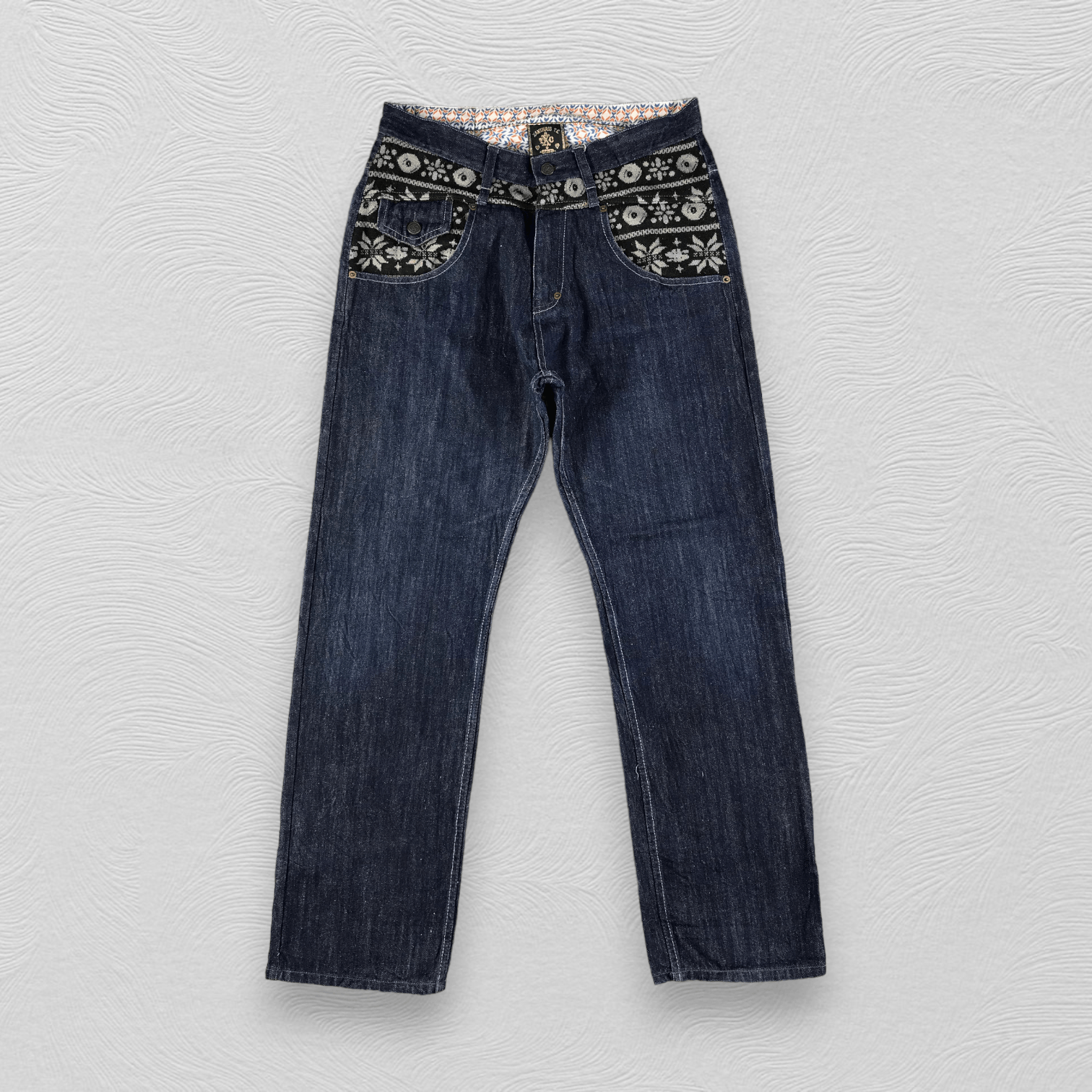 Japanese Brand Japanese Brand Xanthouse Jeans Dark Wash Denim KJ1686 Size US 32 / EU 48 - 1 Thumbnail