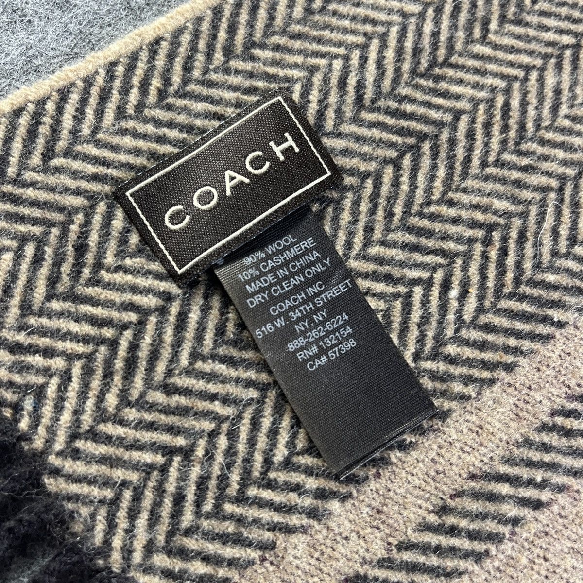Coach × Vintage Coach Scarf / Muffler / Neckwear T832 Size ONE SIZE - 8 Thumbnail
