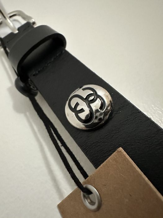 Stussy LEATHER BELT STUDDED SS LINK NEW | Grailed