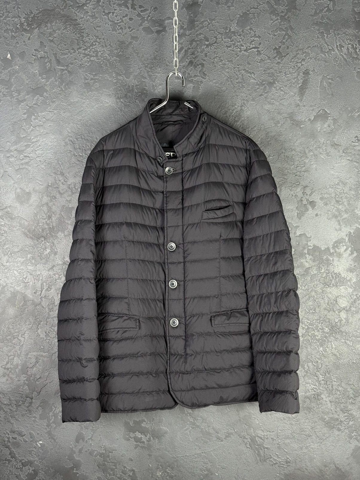 Herno HERNO Navy Blue Goose Down Padded Men’s Blazer Jacket Size US XXL / EU 58 / 5 - 4 Thumbnail