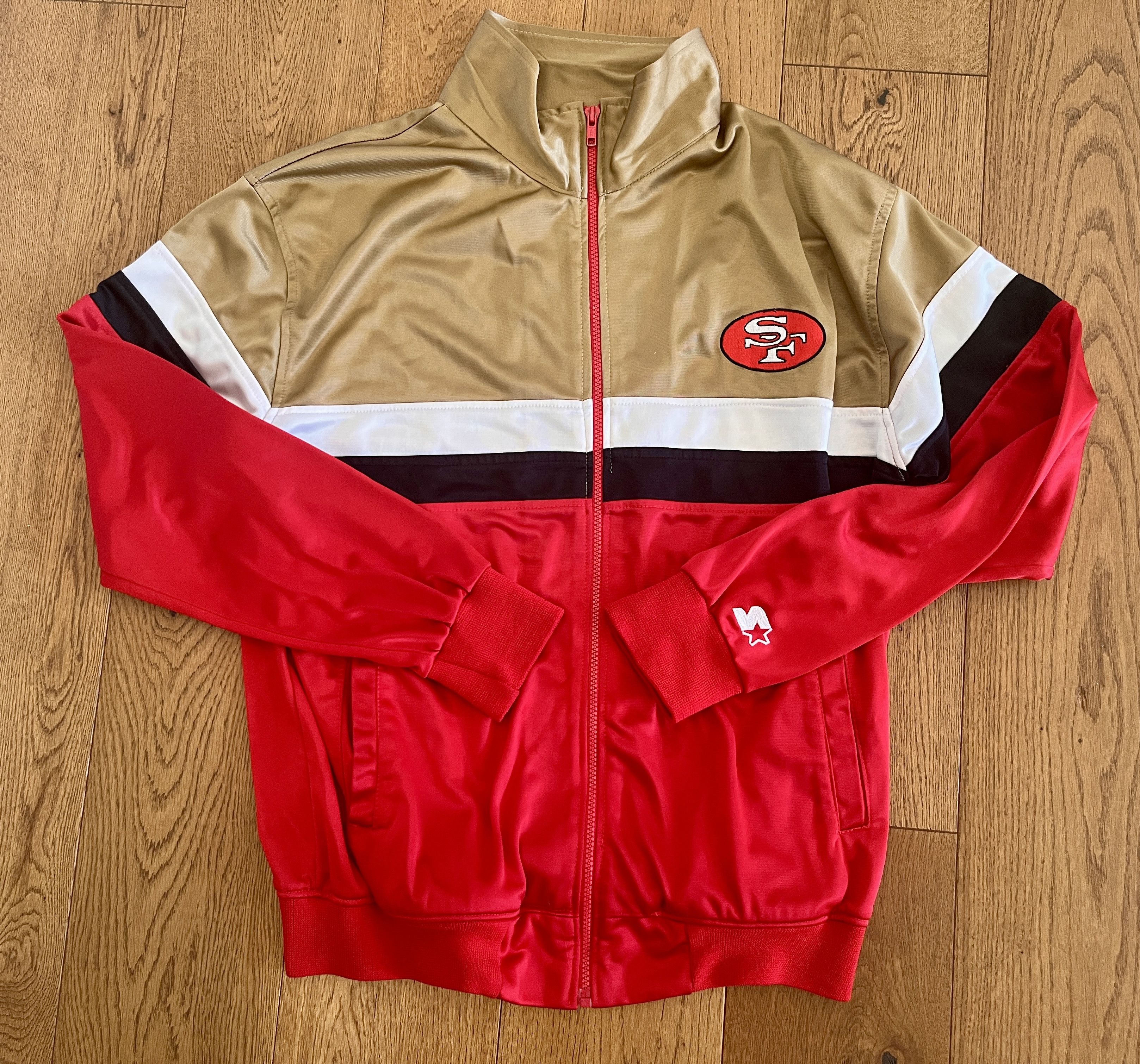 Vintage VTG 80's -90's SF 49ers Starter Tracksuit XL Satin NFL Size US XL / EU 56 / 4 - 2 Thumbnail