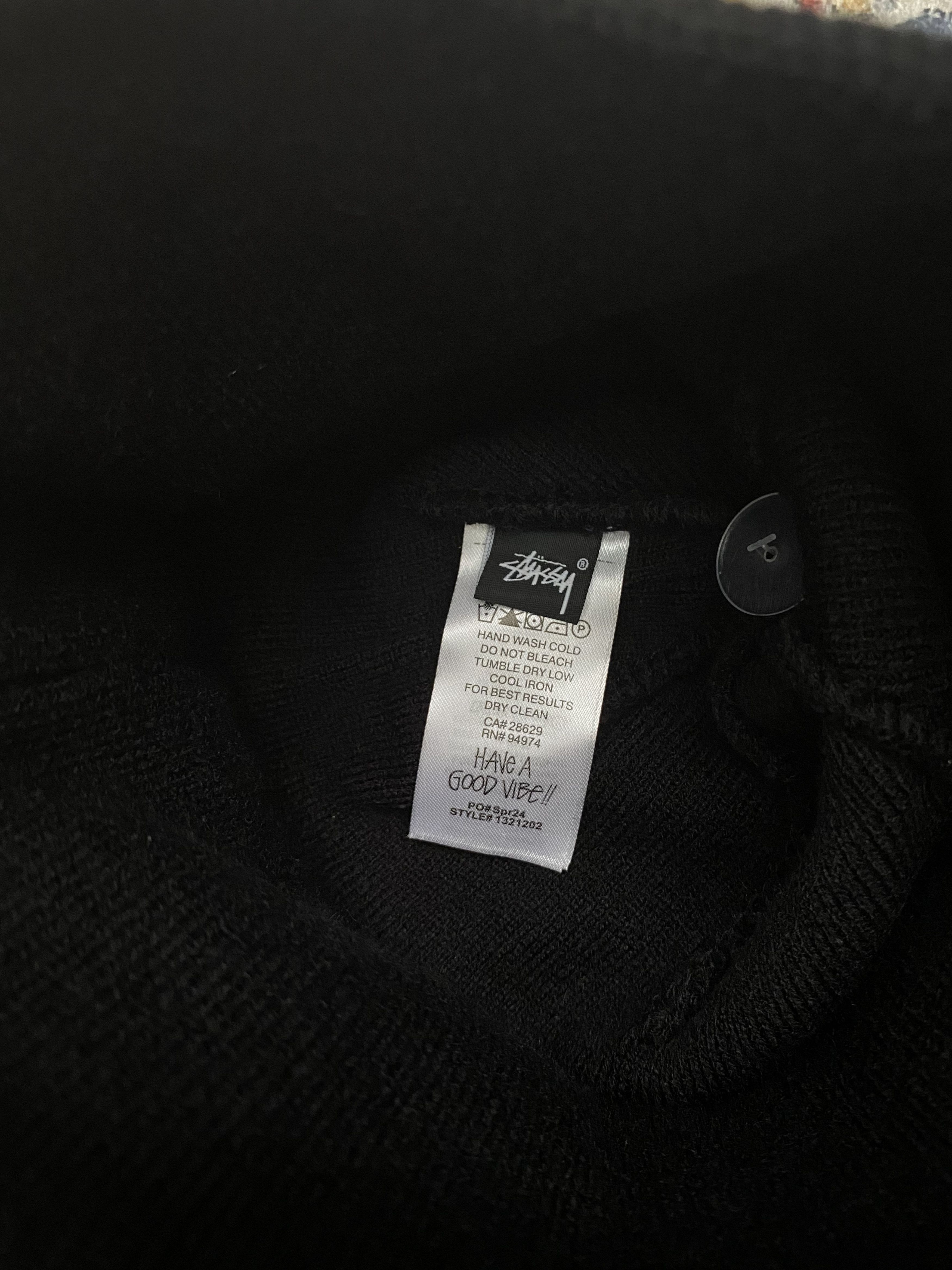 Stussy Stussy Stitch Basic Logo Skullcap - Black Size ONE SIZE - 3 Thumbnail