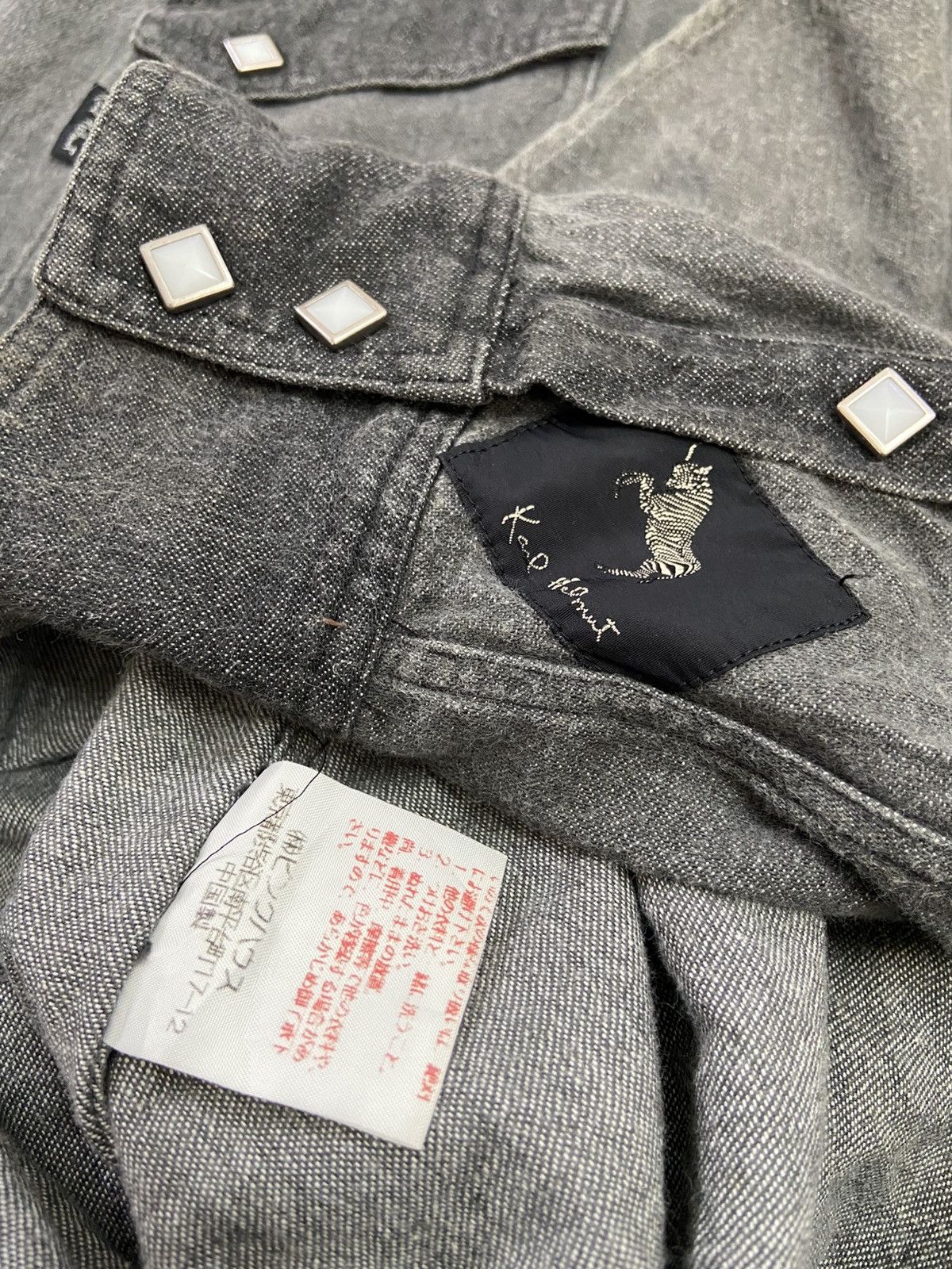 Japanese Brand × Karl Helmut Vintage karl Helmut denim Shirt Button Up Size US L / EU 52-54 / 3 - 6 Thumbnail