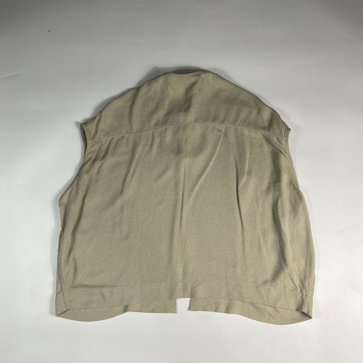Rick Owens Rick Owens - Dagger Mantlette Silk-crepe Jacket Size L / US 10 / IT 46 - 2 Thumbnail