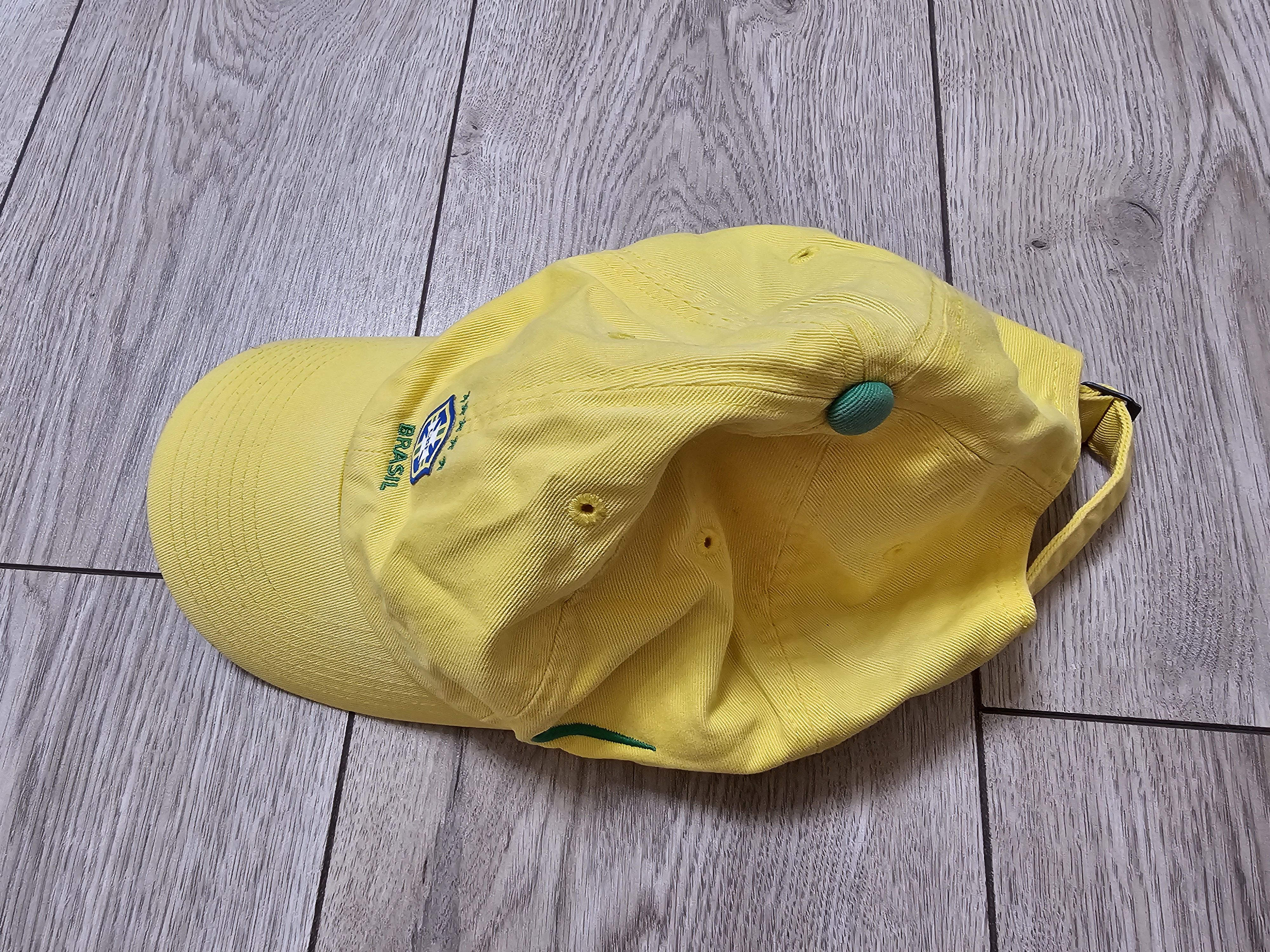 Nike × Vintage BRAZIL 2006 VINTAGE CAP YELLOW CAP FOOTBALL HAT SOCCER CAP Size ONE SIZE - 2 Thumbnail