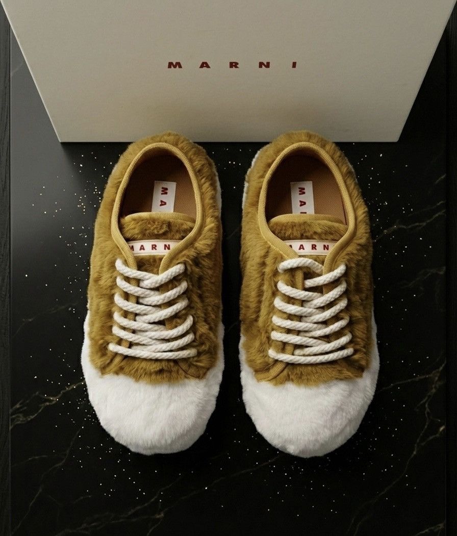 Marni Marni Teddy Lace-Up Sneakers - Size 36/US 6 Size US 6 / IT 36 - 4 Thumbnail
