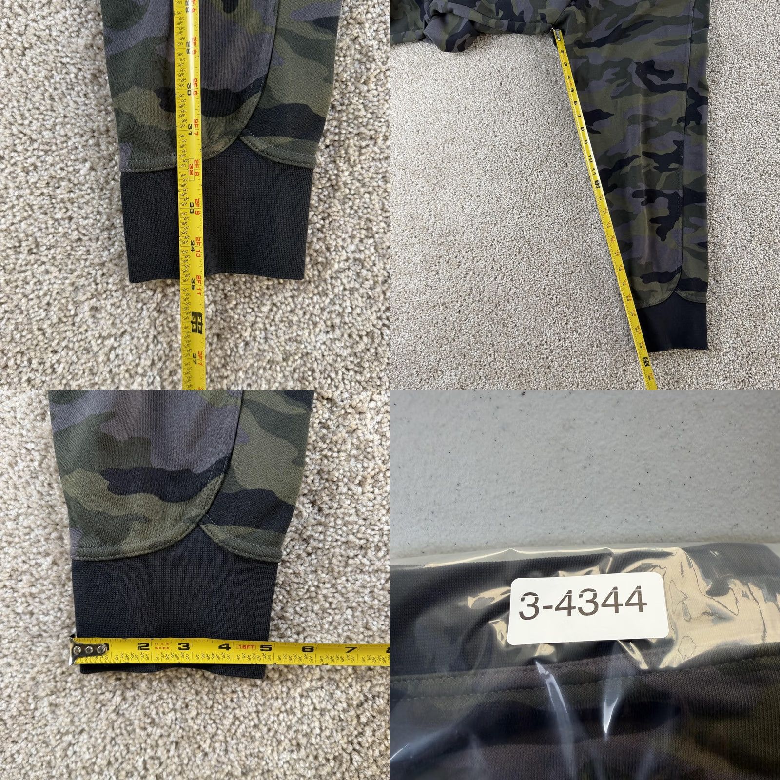 Nike Nike Dri-FIT Sweatpants Mens M Green Camo Joggers Elastic Waist Pockets Slim Fit Size US 31 - 8 Thumbnail