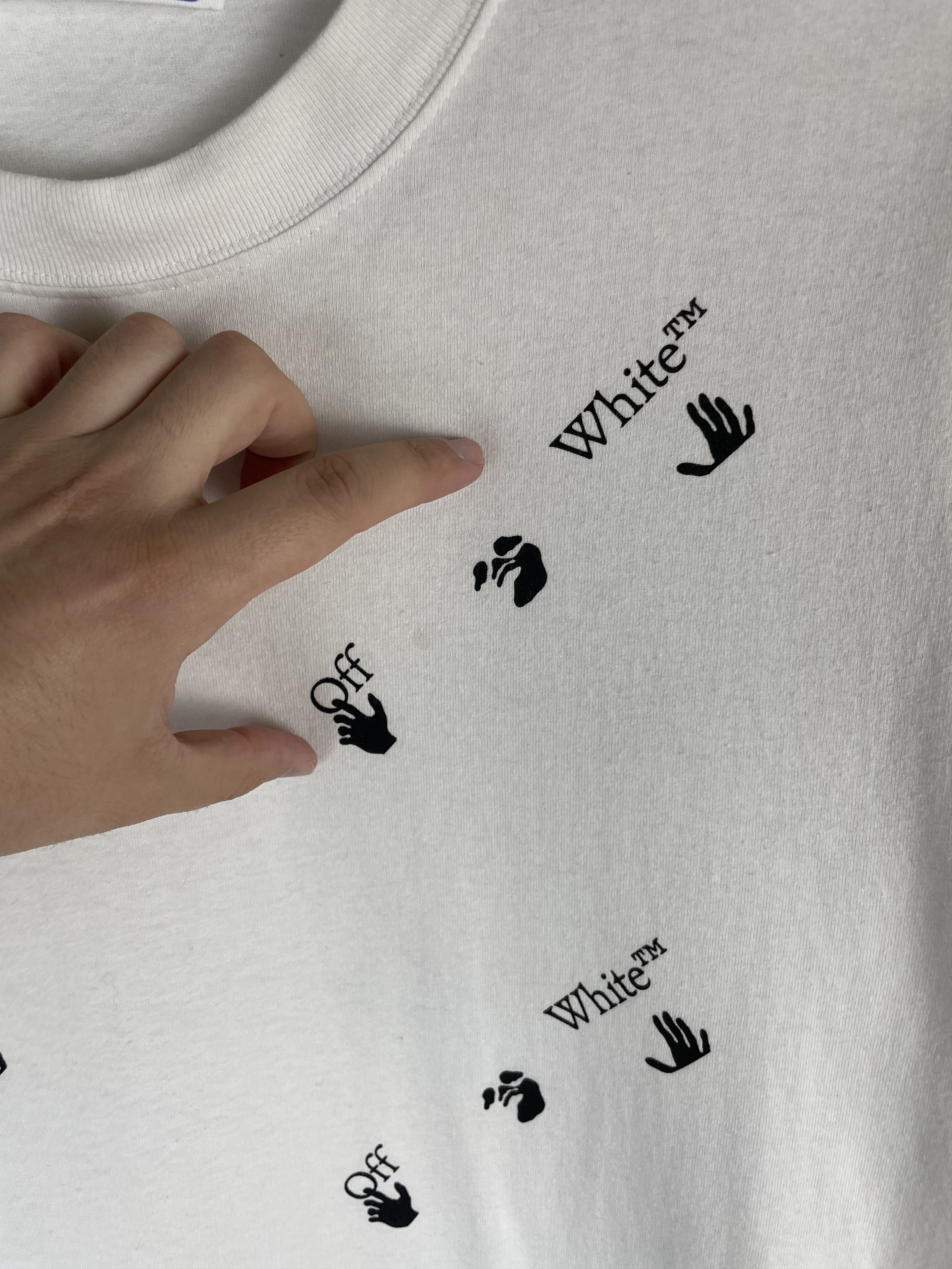 Off-White Off-white Monogram Tee Size US L / EU 52-54 / 3 - 5 Thumbnail