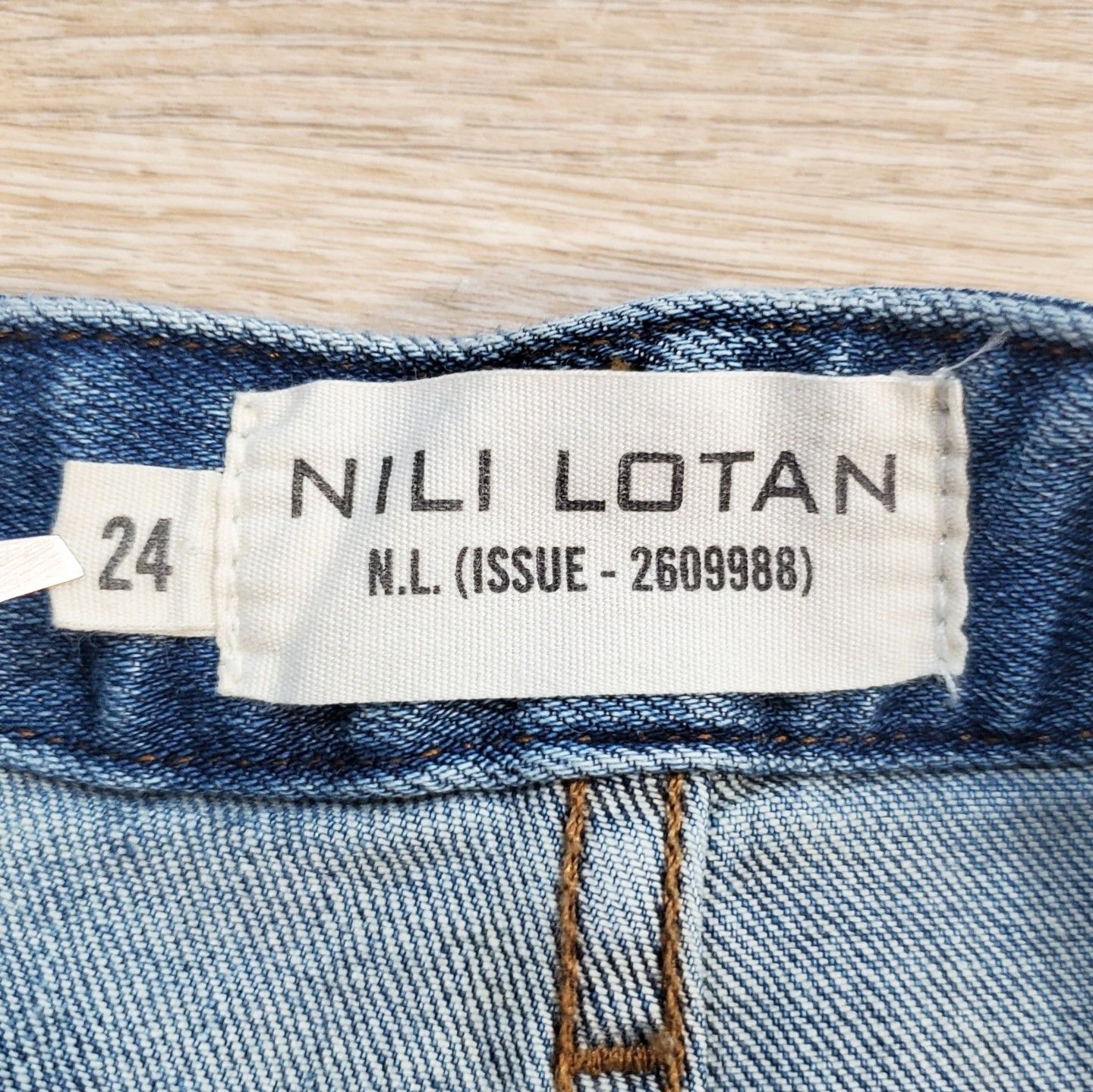 Designer × Nili Lotan Nili Lotan Cropped French Military Jeans Pant Joggers Duane Size 24" / US 00 / IT 34 - 7 Thumbnail