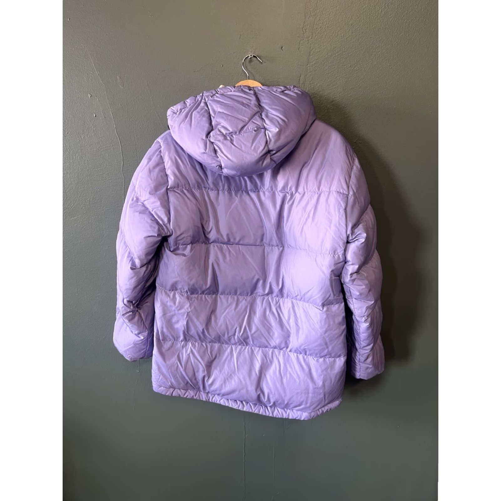 Lands' End Lands' End Down Jacket Purple Reversible with Hood M 10-12 Reg Womens Jacket Purple Reversible Down Hooded Lands' End 80% Goosedown & 20% Feathers Size L / US 10 / IT 46 - 2 Thumbnail