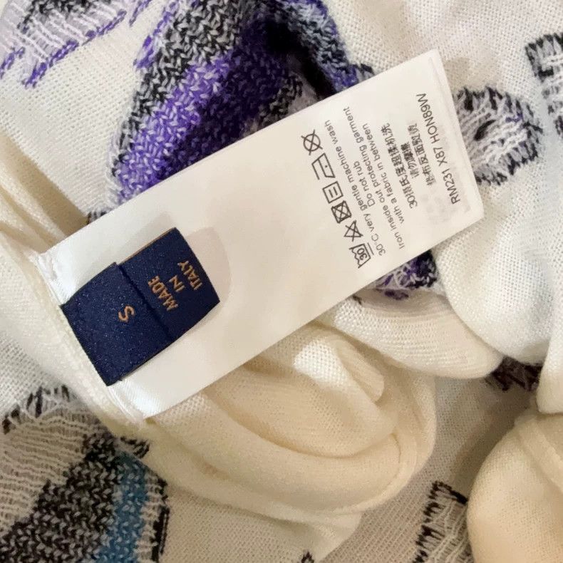 Louis Vuitton Louis Vuitton White Thistle Floral Pullover sweater Size US S / EU 44-46 / 1 - 6 Thumbnail