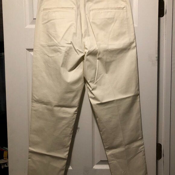 Theory THEORY MEN'S NEW BEIGE 95%COTTON CASUAL PANTS SIZE: 32/28 Size US 32 / EU 48 - 4 Thumbnail