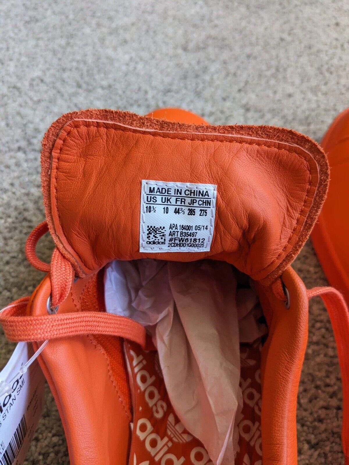 Adidas SS14 2014 adidas x Raf Simons Stan Smith Orange B35497 Size US 10.5 / EU 43-44 - 8 Thumbnail