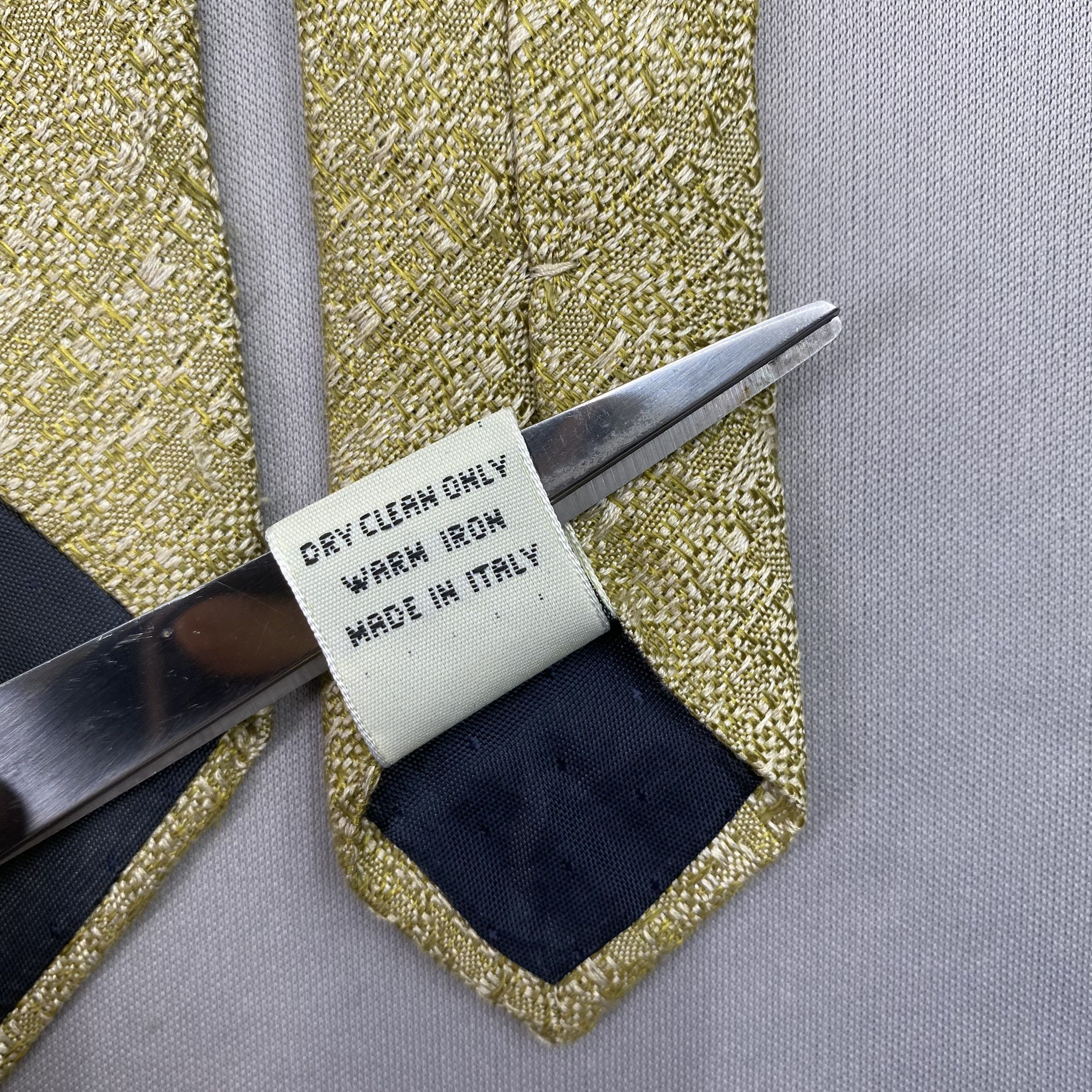 Ermenegildo Zegna Vintage Ermenegildo Zegna SILK Necktie Cravate Pure Silk Size ONE SIZE - 8 Thumbnail