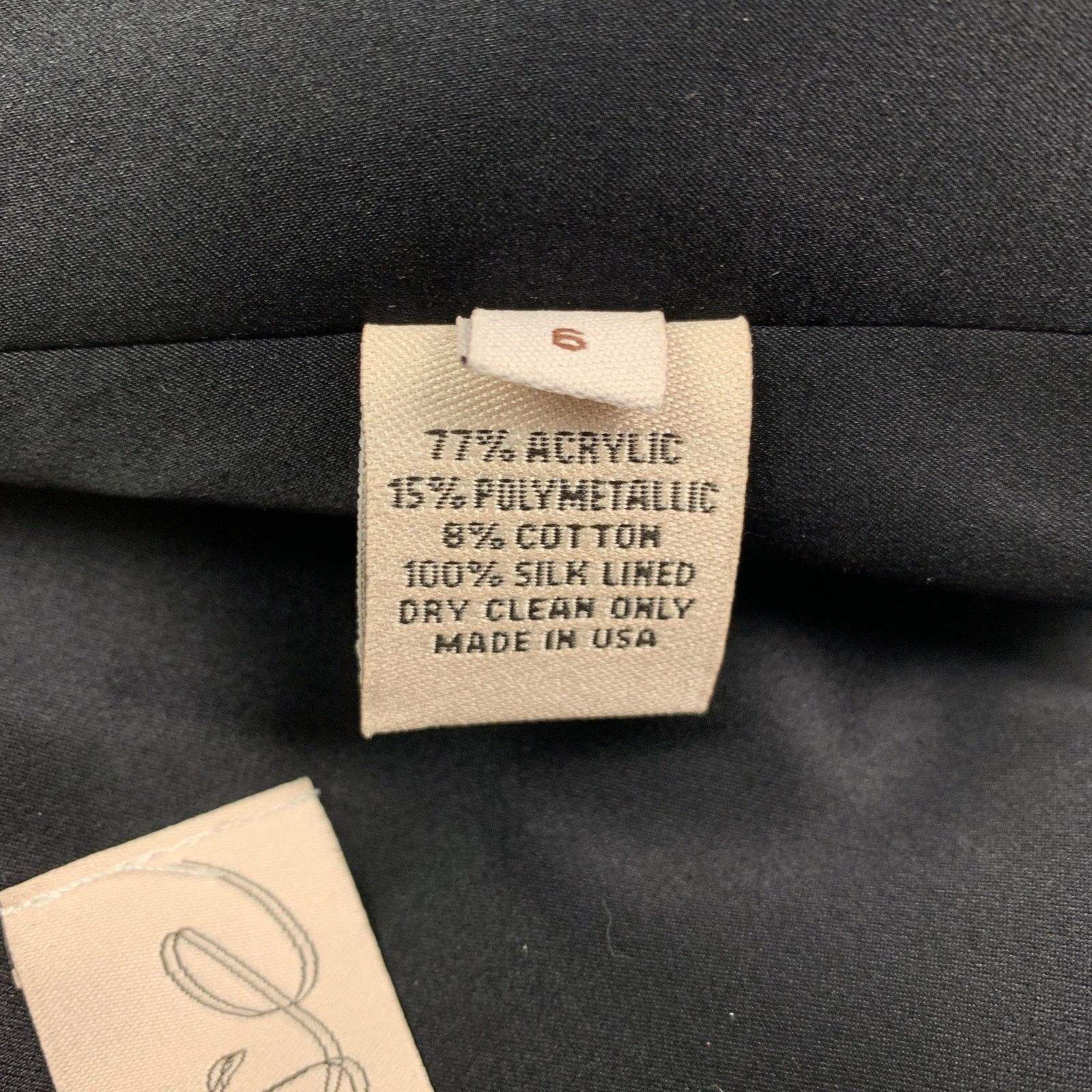 Lela Rose LELA ROSE Blue Black Acrylic Woven Strapless Cocktail Dress Size M / US 6-8 / IT 42-44 - 6 Thumbnail