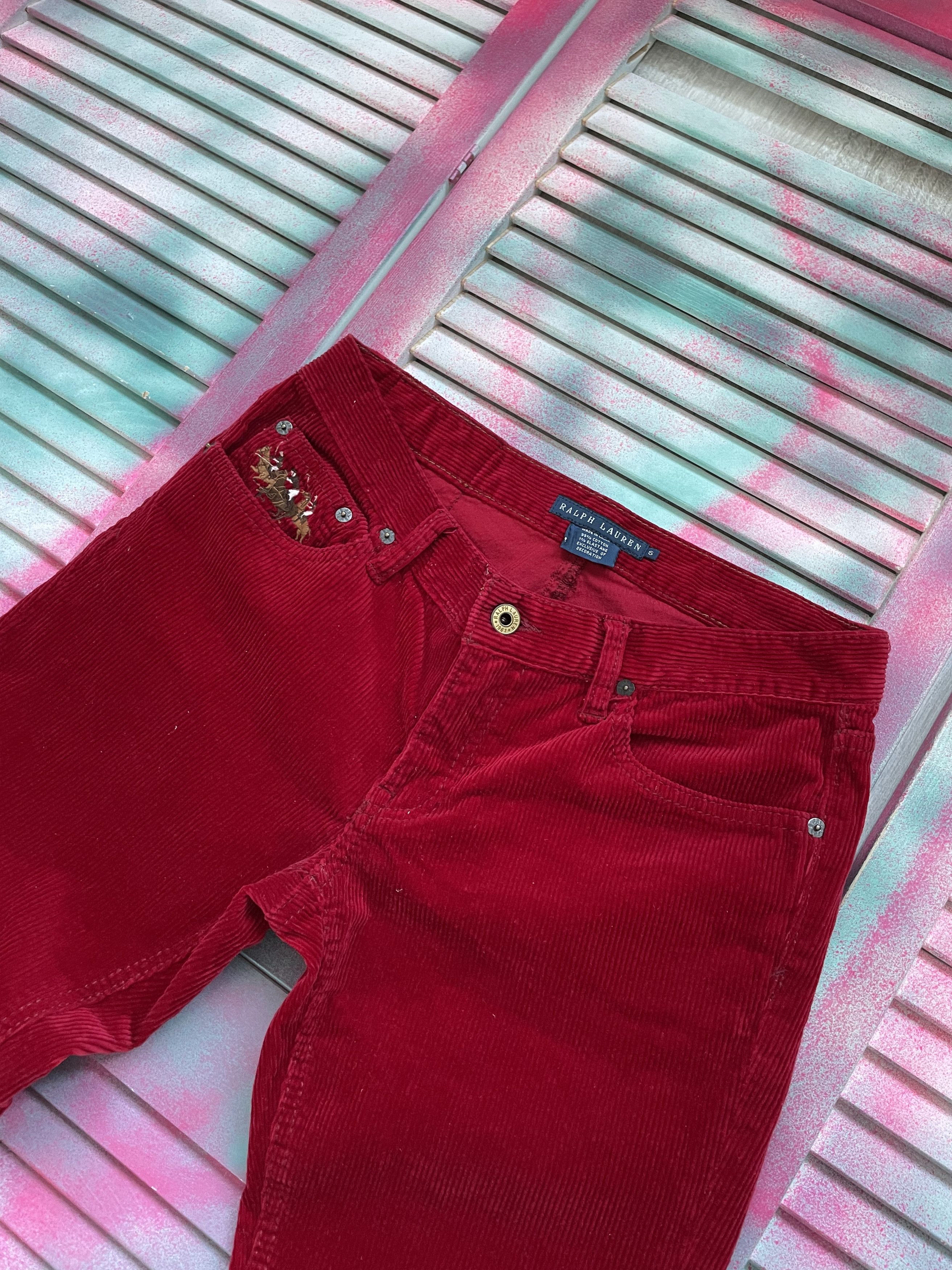 Polo Ralph Lauren Vintage Polo Ralph Lauren Corduroy Women's Pants Size 32" / US 10 / IT 46 - 1 Thumbnail